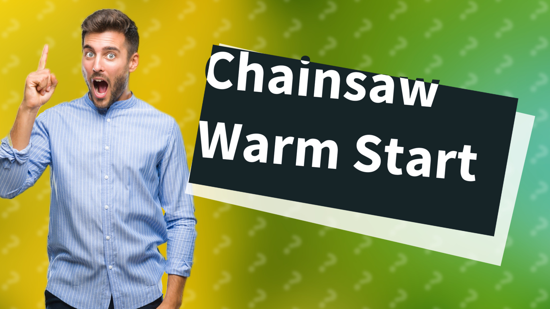 Chainsaw Warm Start