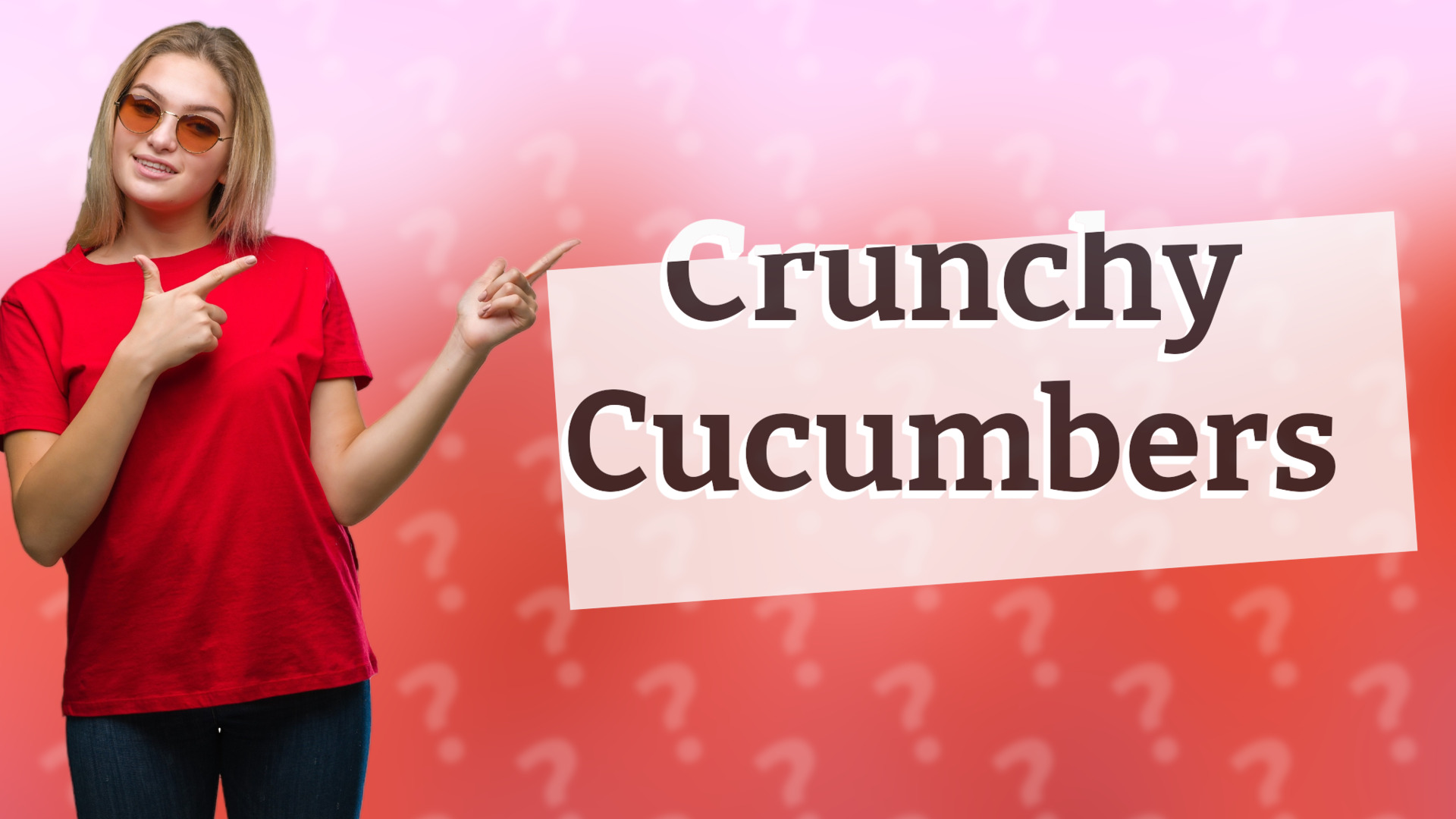 Crunchy Cucumbers