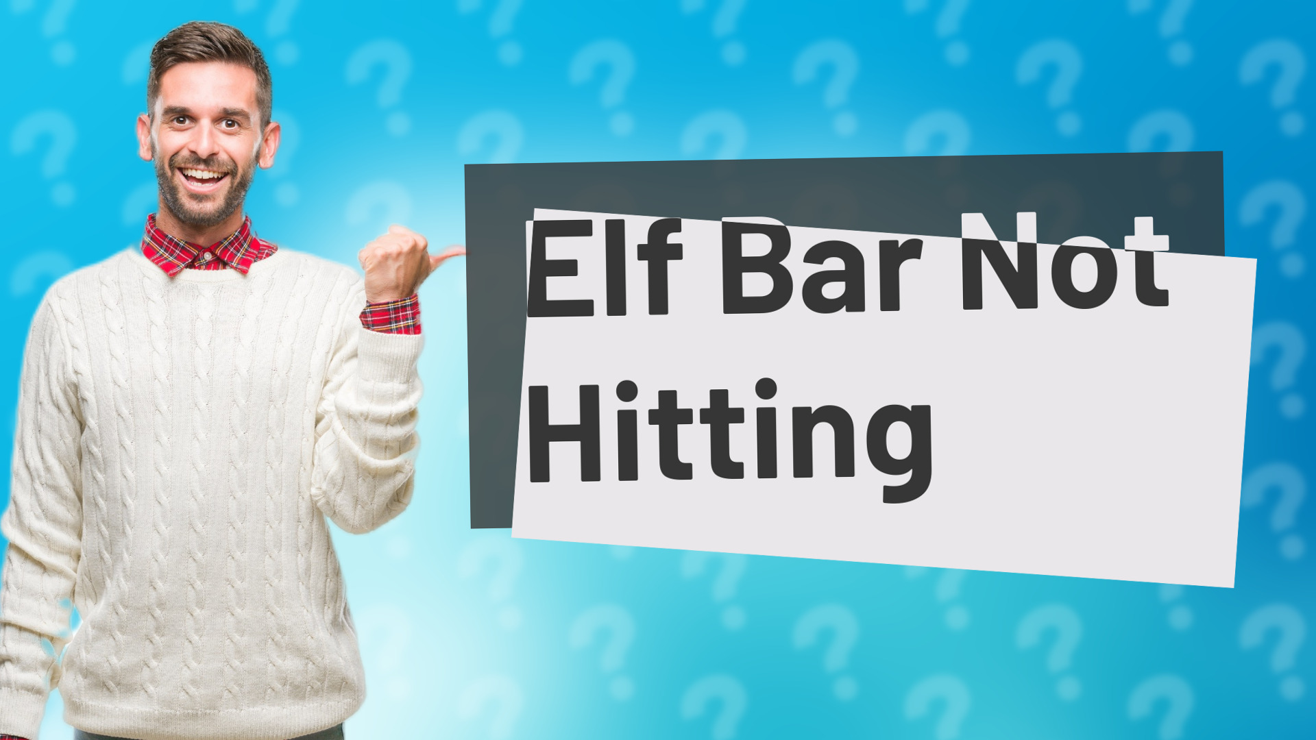 Elf Bar Not Hitting