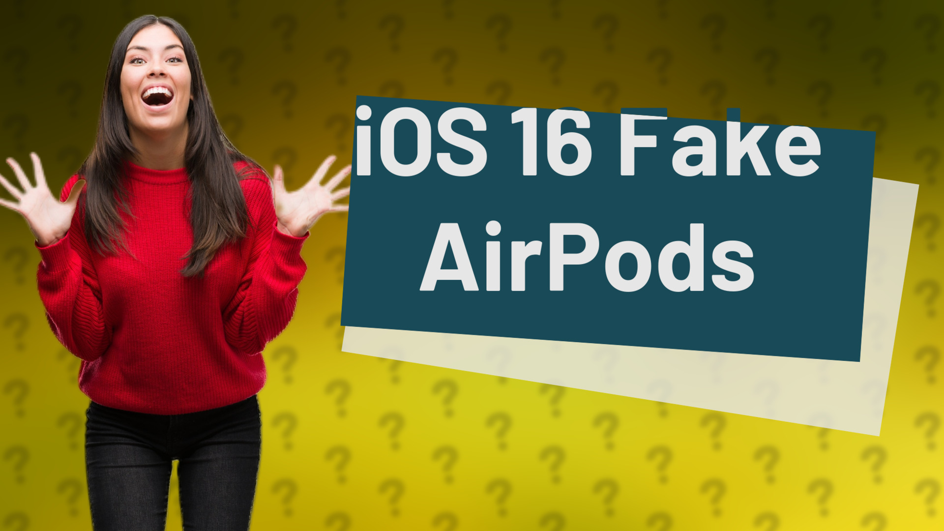 iOS 16 Fake AirPods