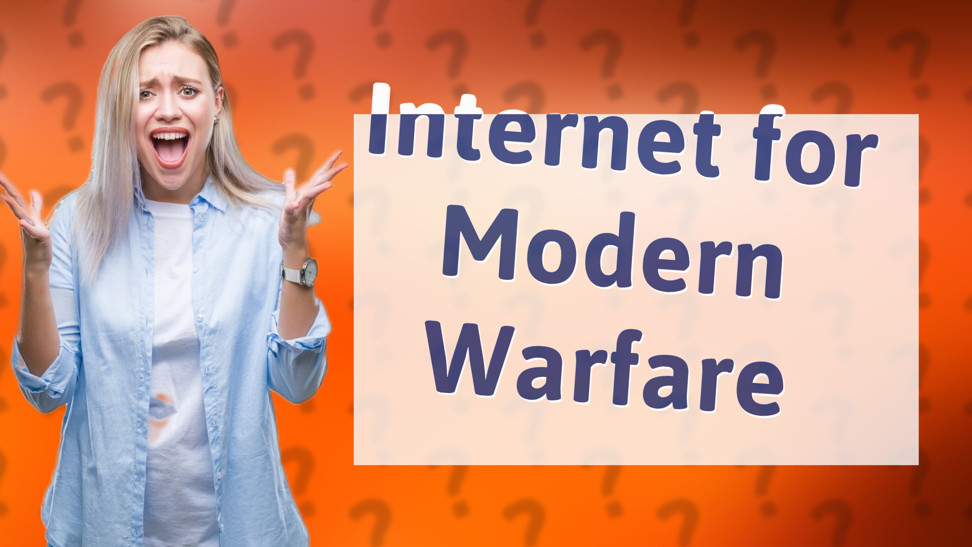 Internet for Modern Warfare