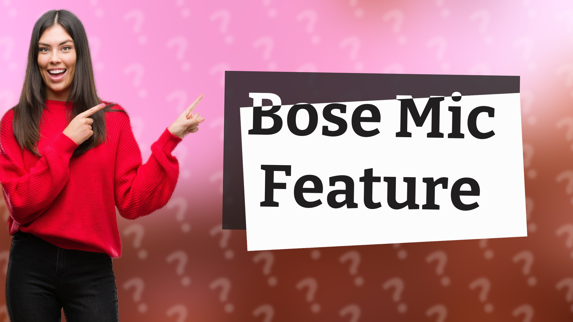Bose Mic Feature
