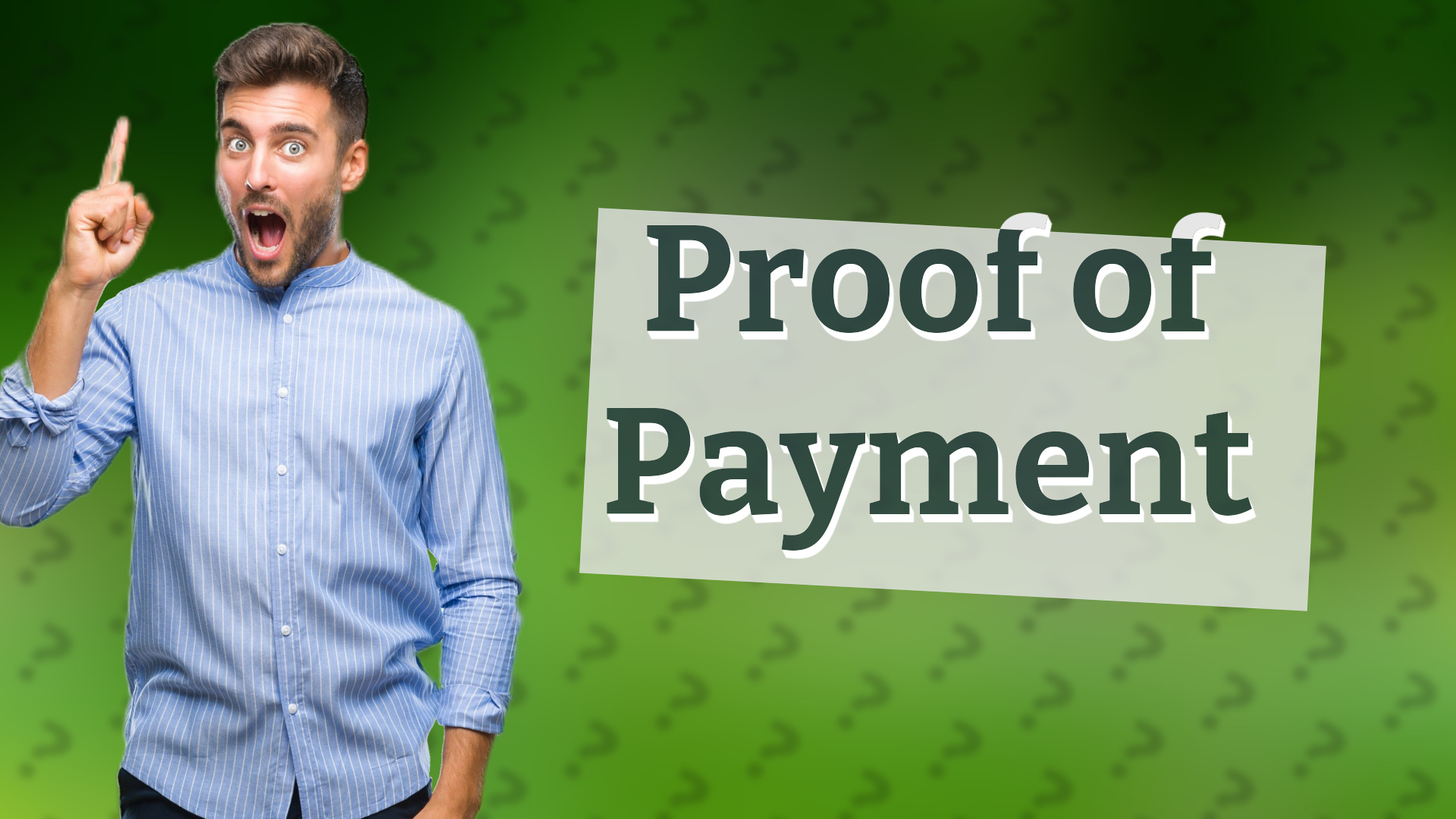 Proof of Payment
