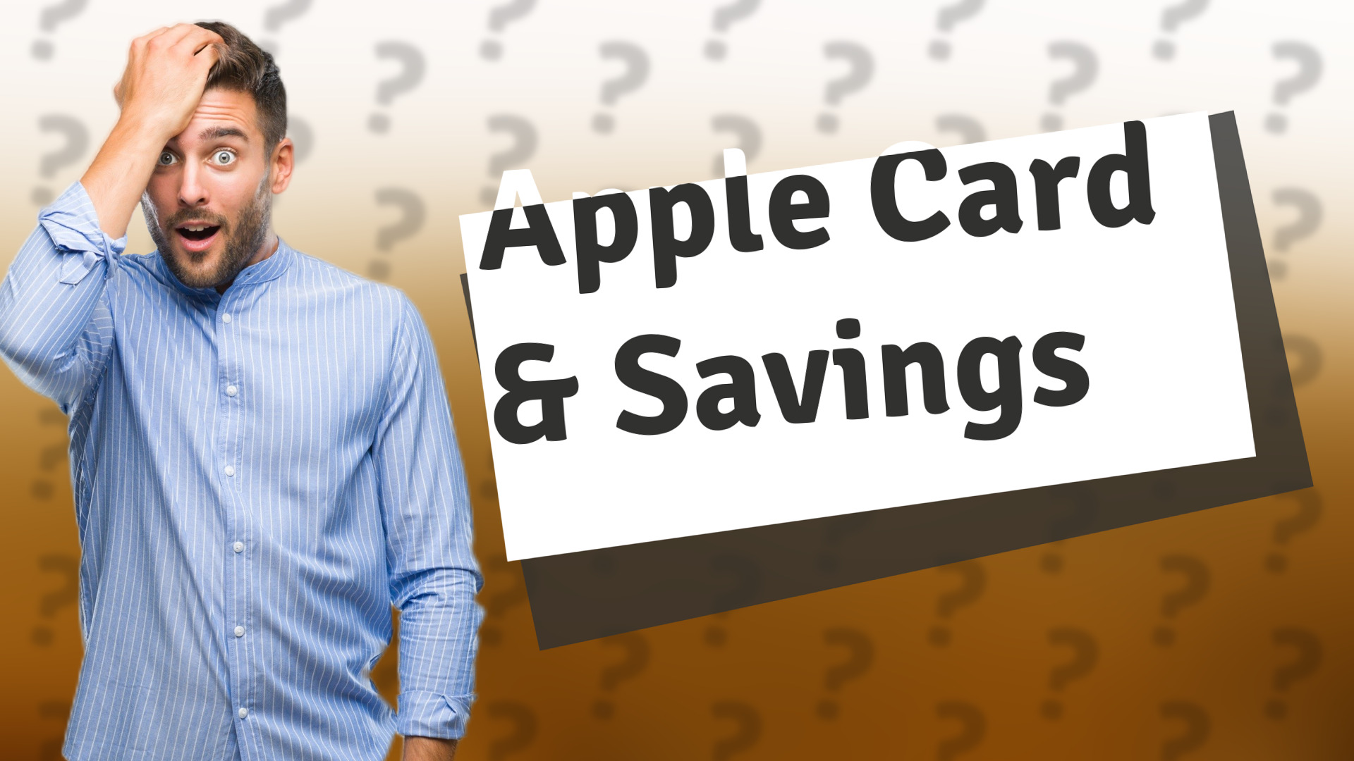 Apple Card & Savings