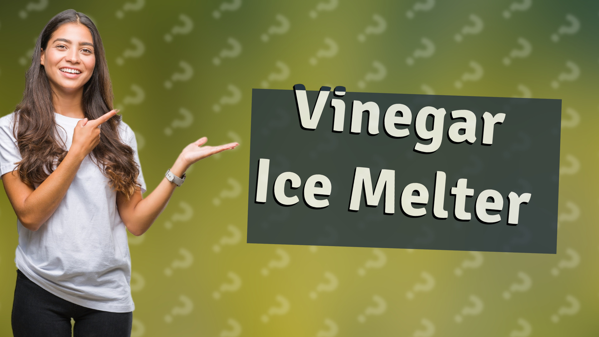 Vinegar Ice Melter