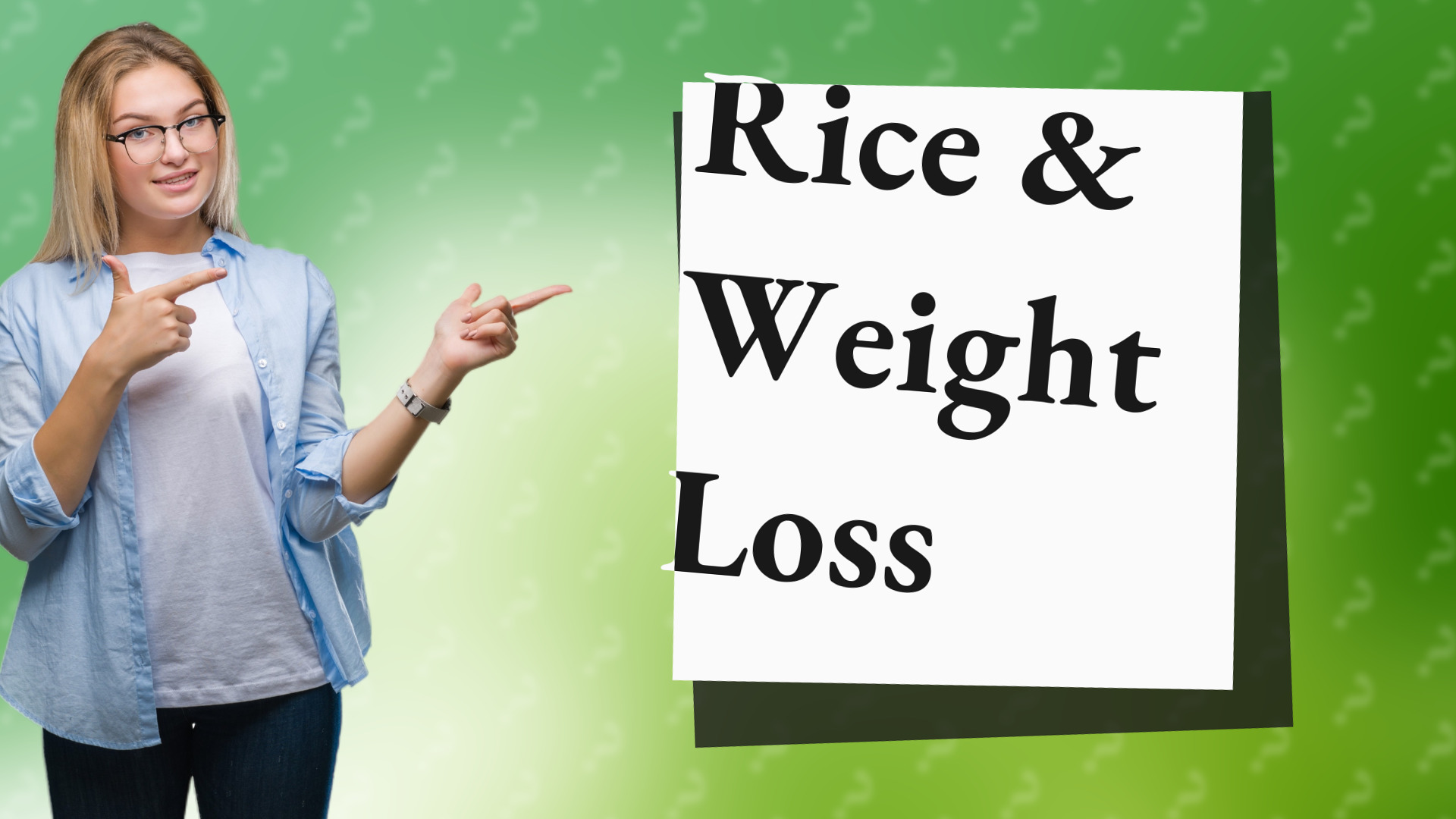 Rice & Weight Loss