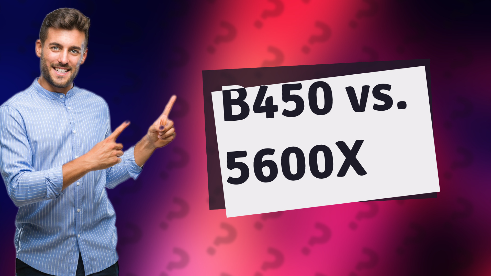B450 vs. 5600X
