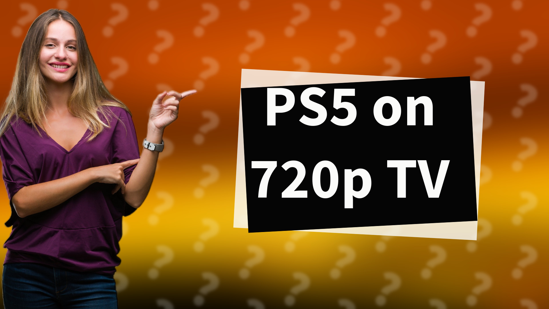 PS5 on 720p TV