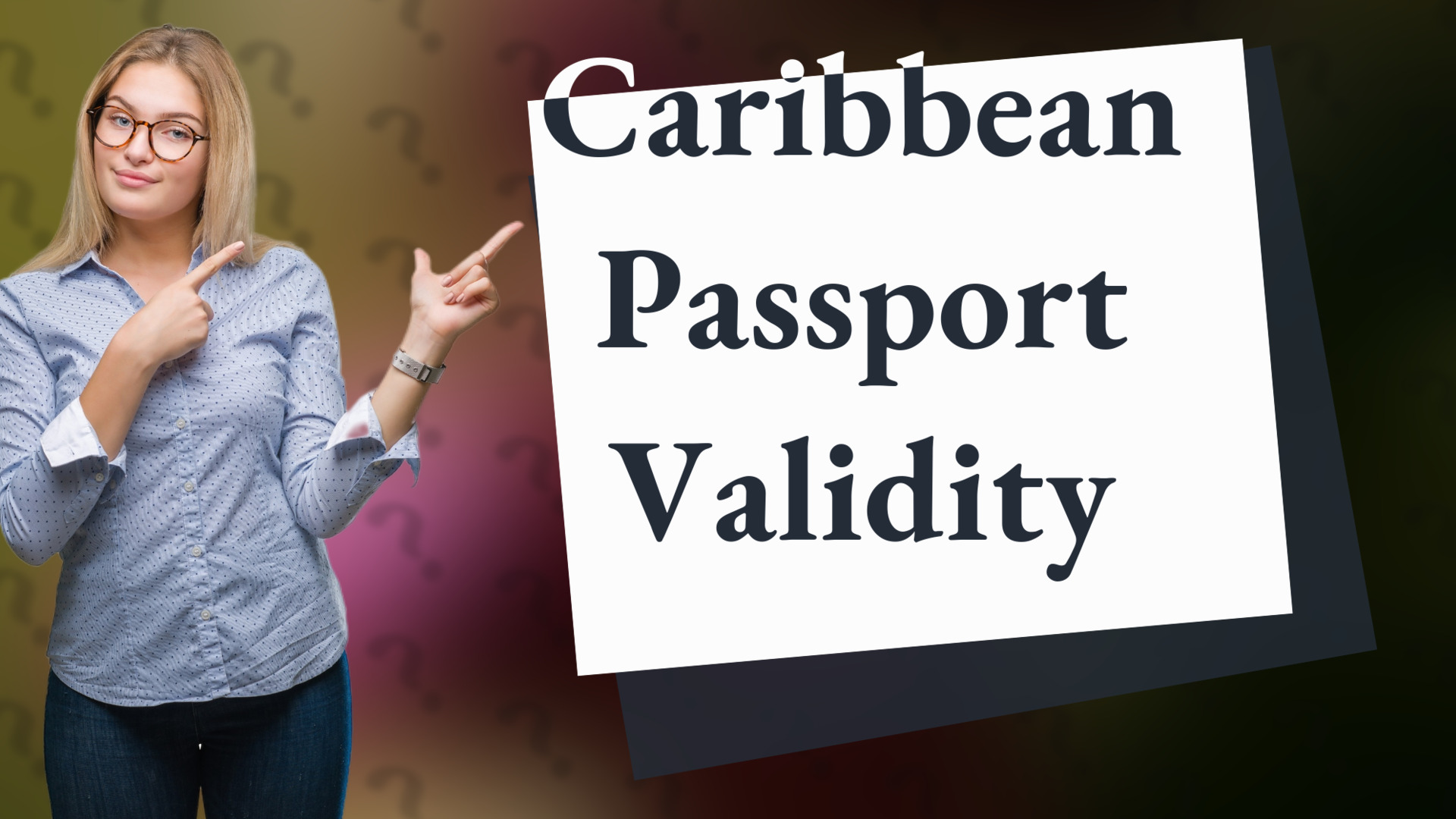 Caribbean Passport Validity