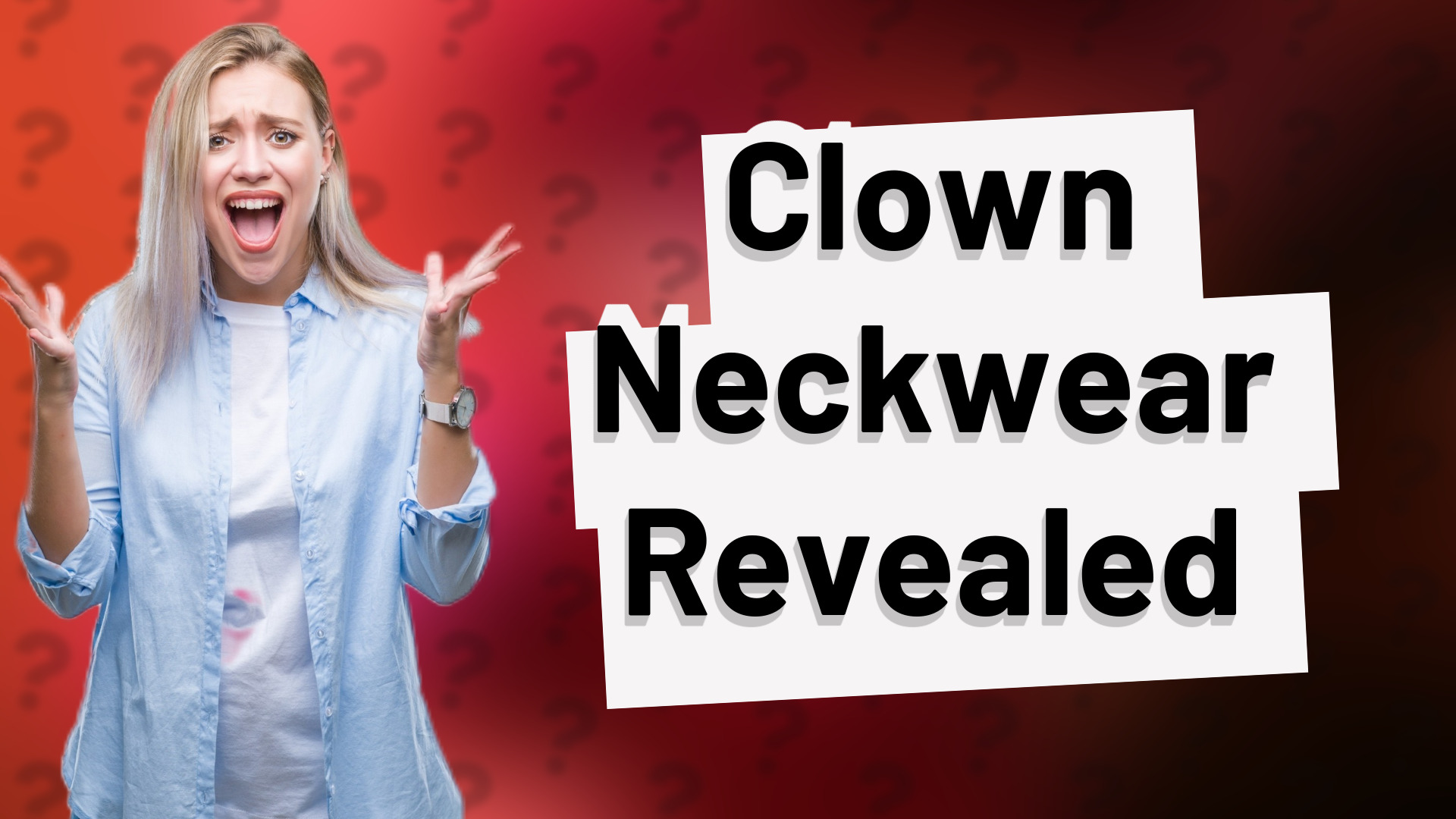 Clown Neckwear Revealed