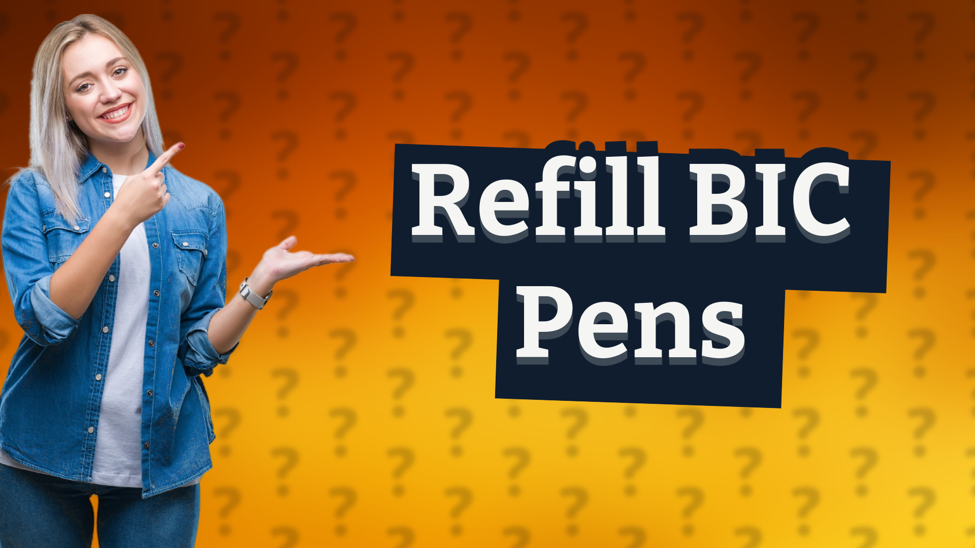 Refill BIC Pens