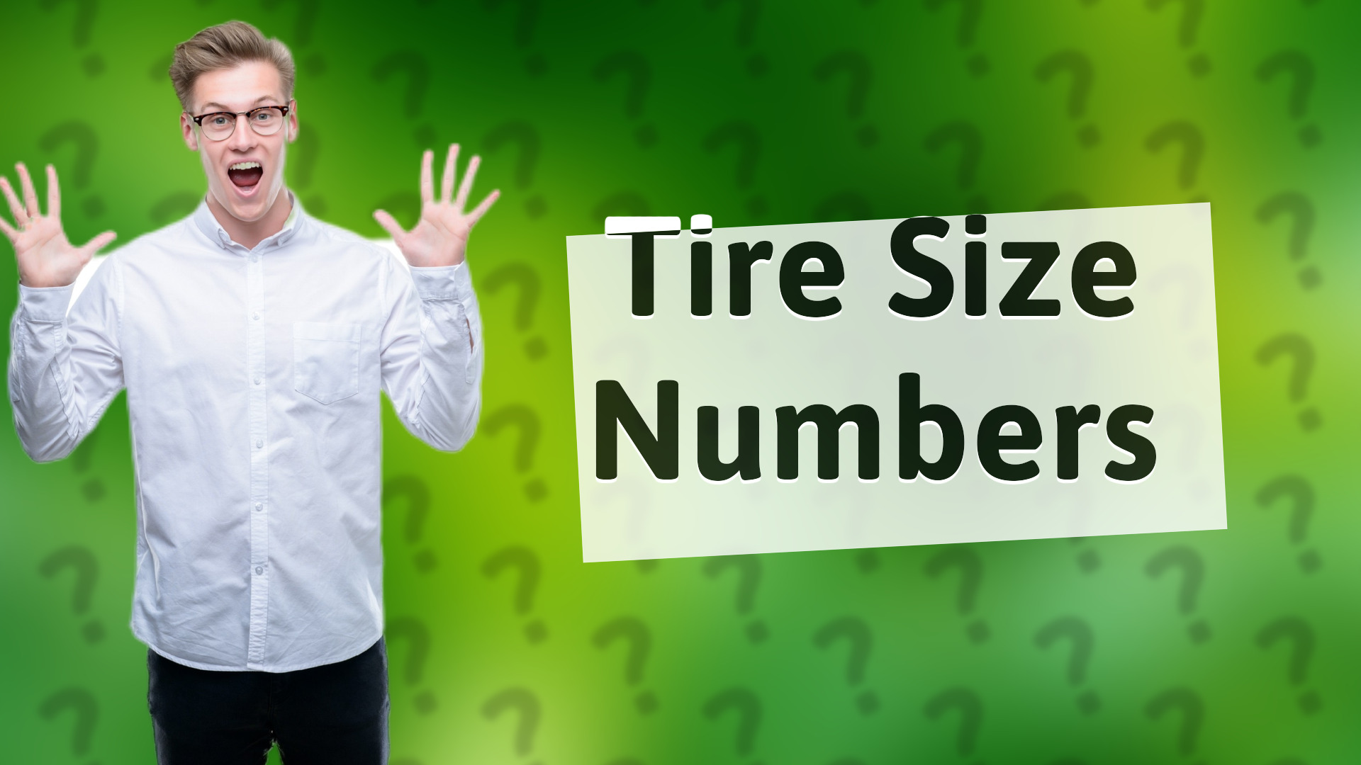 Tire Size Numbers