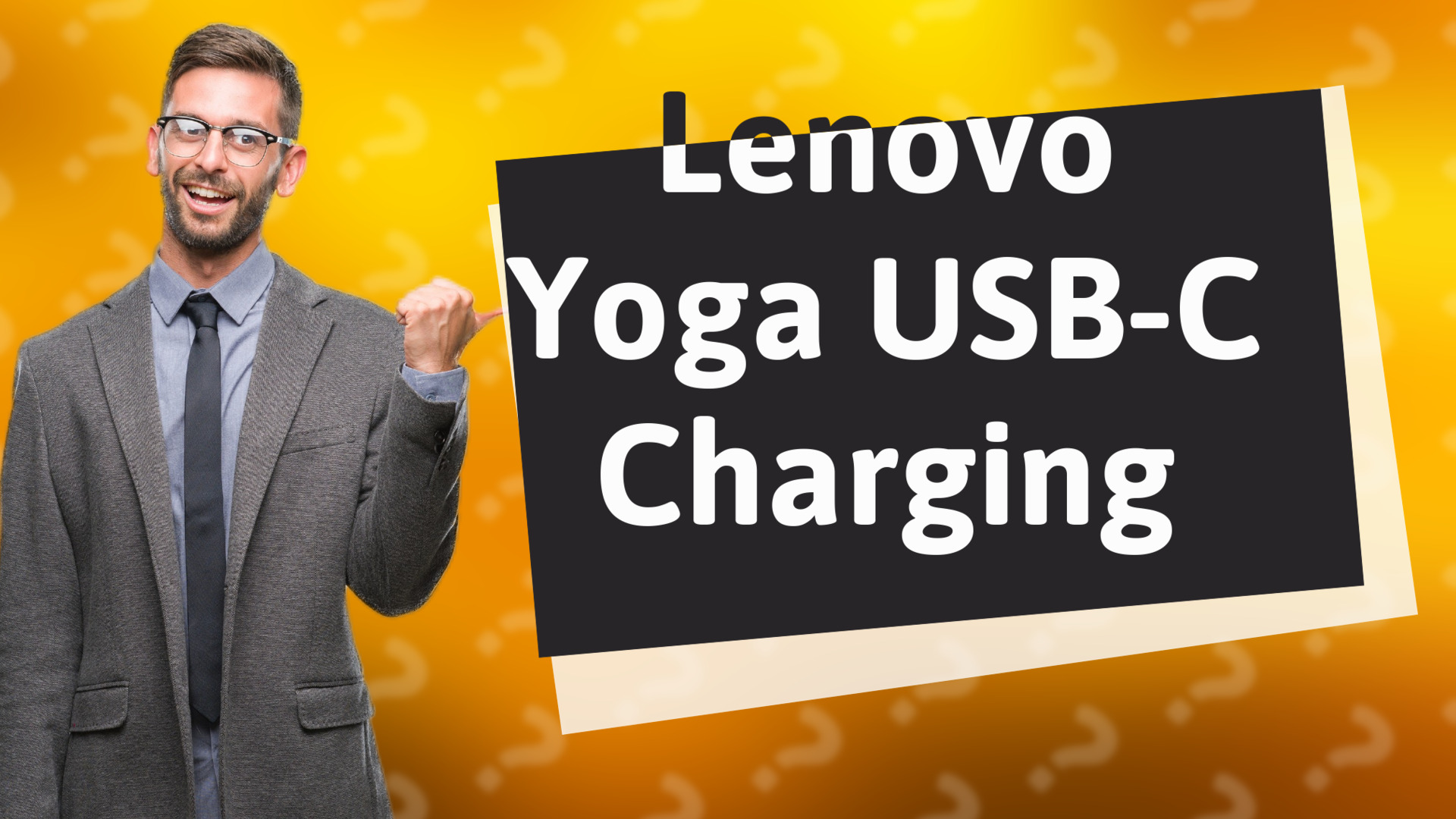 Lenovo Yoga USB-C Charging