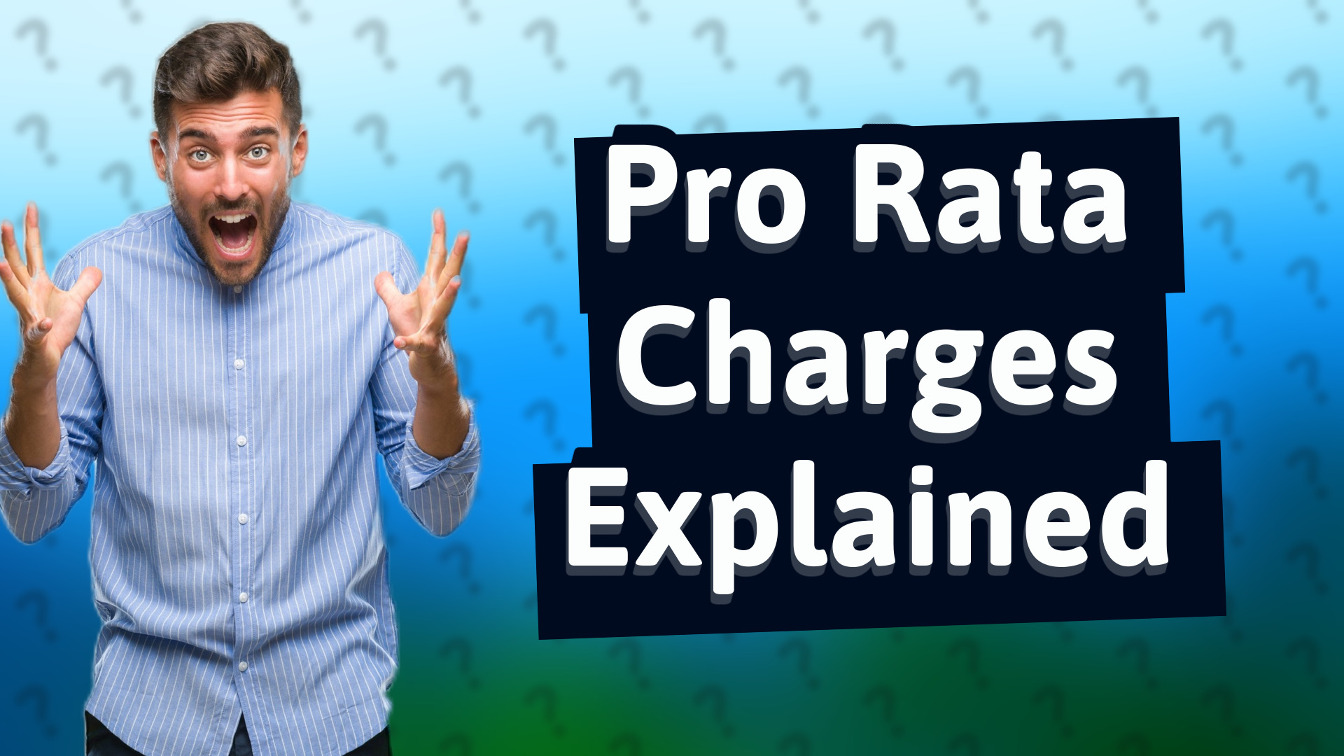 Pro Rata Charges Explained