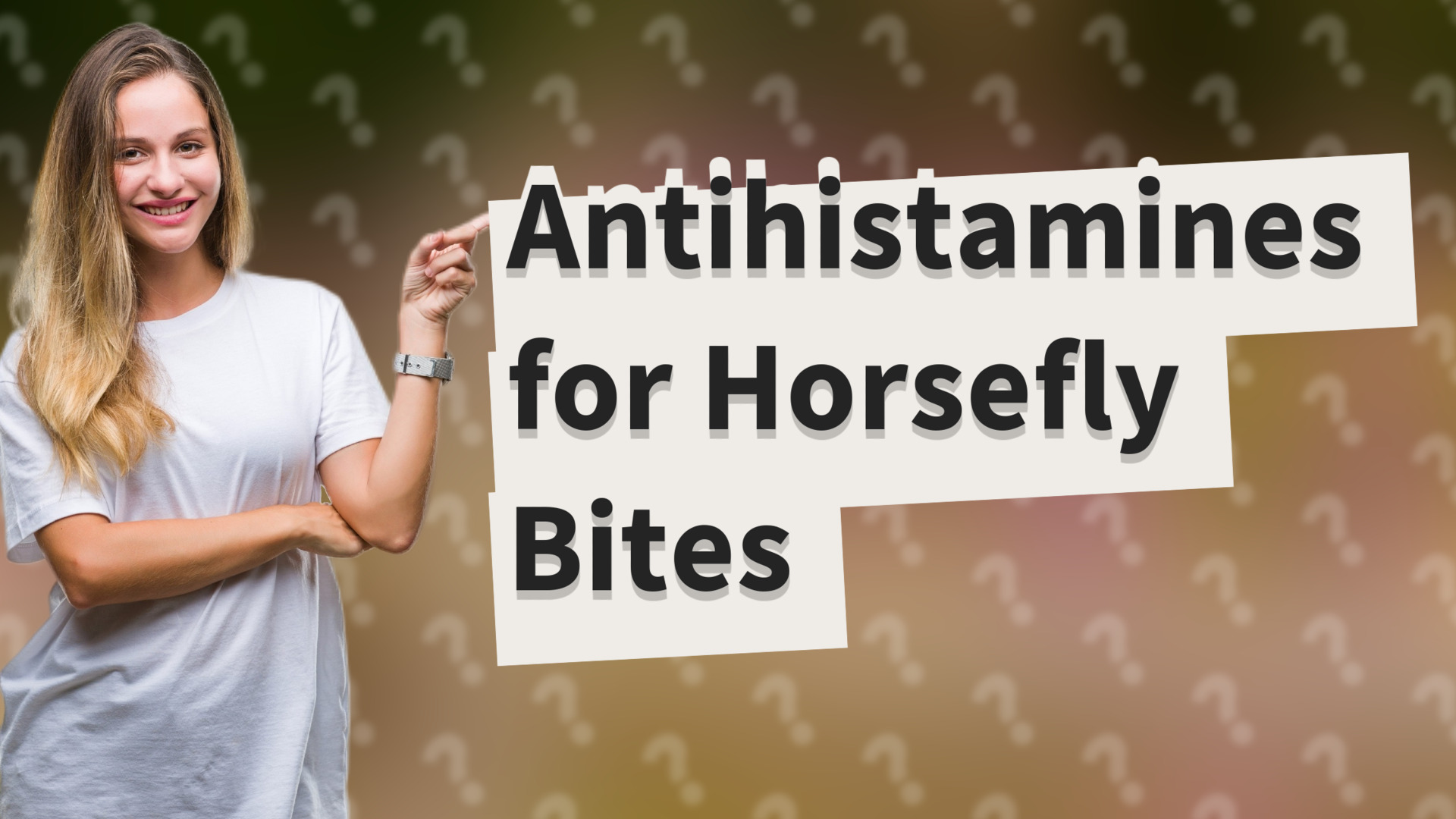 Antihistamines for Horsefly Bites