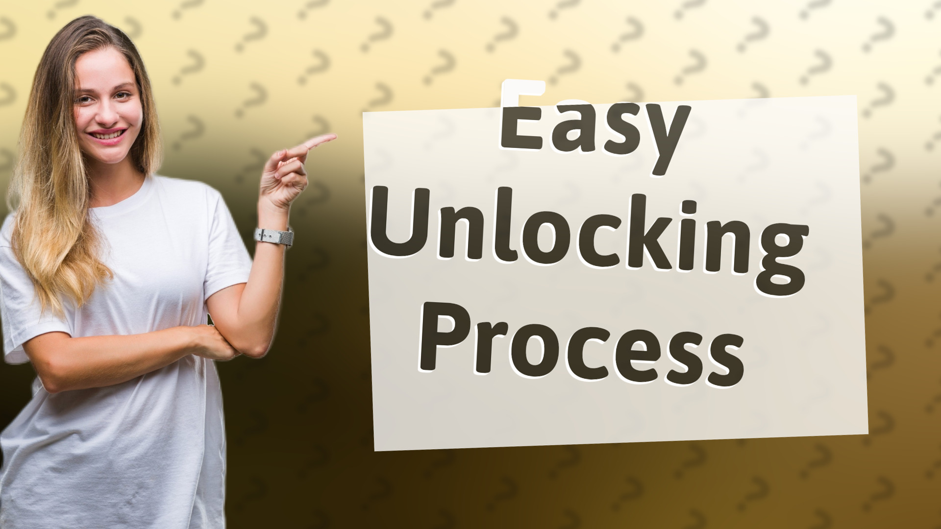 Easy Unlocking Process