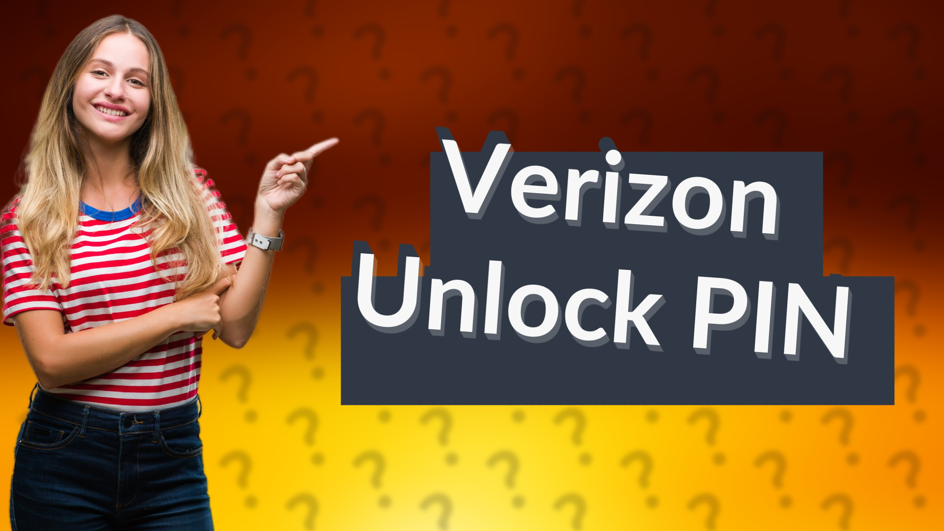 Verizon Unlock PIN