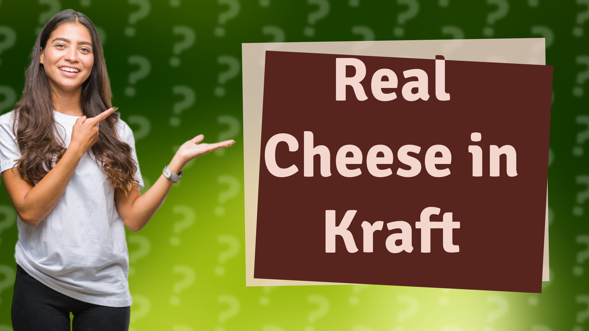 Real Cheese in Kraft
