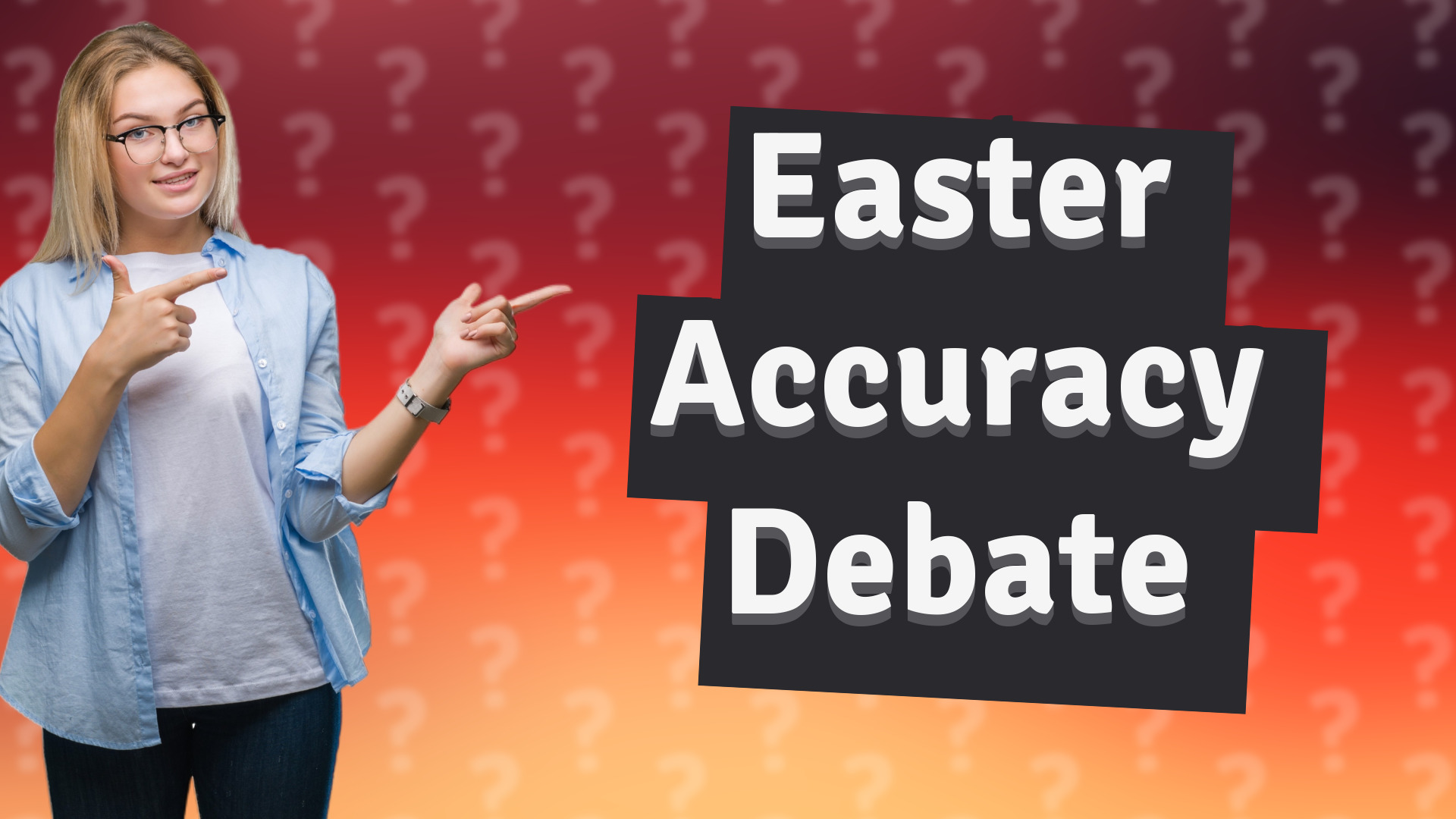 Easter Accuracy Debate