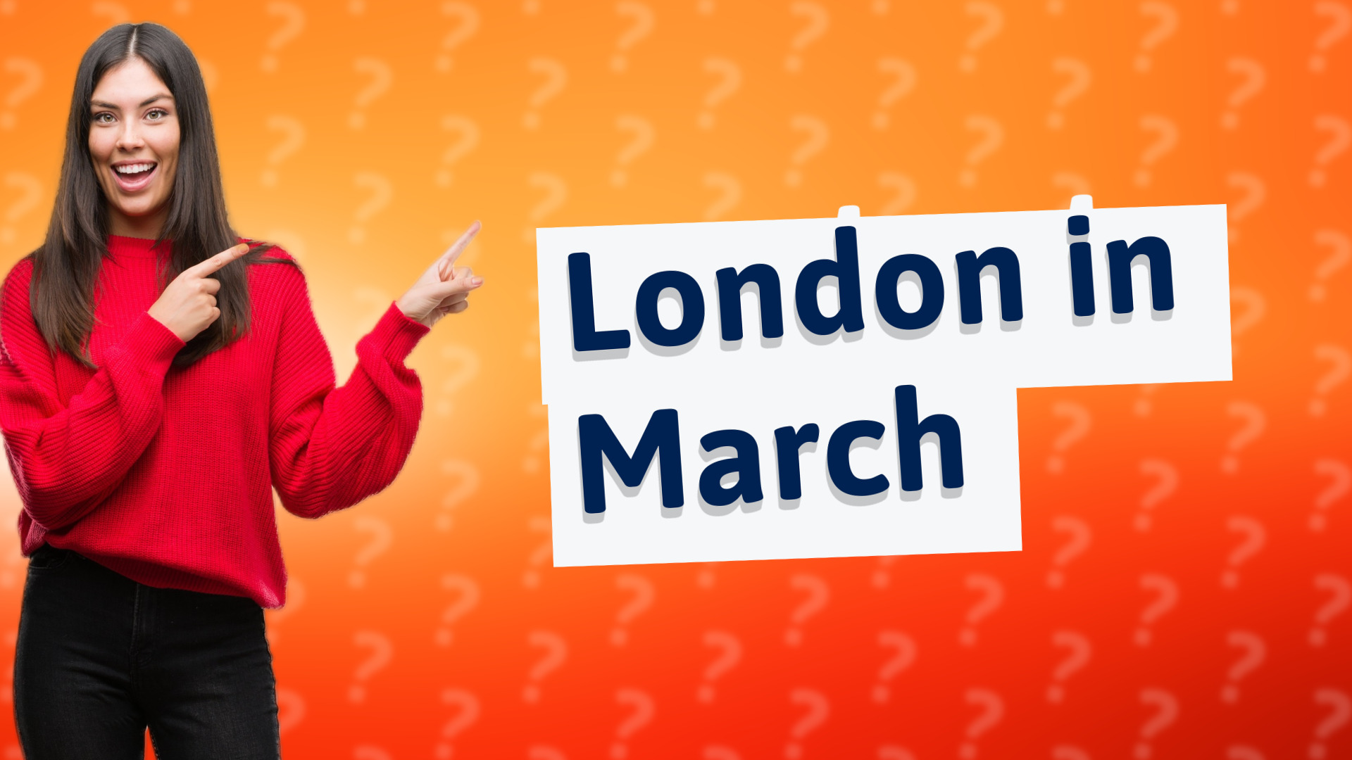 London in March