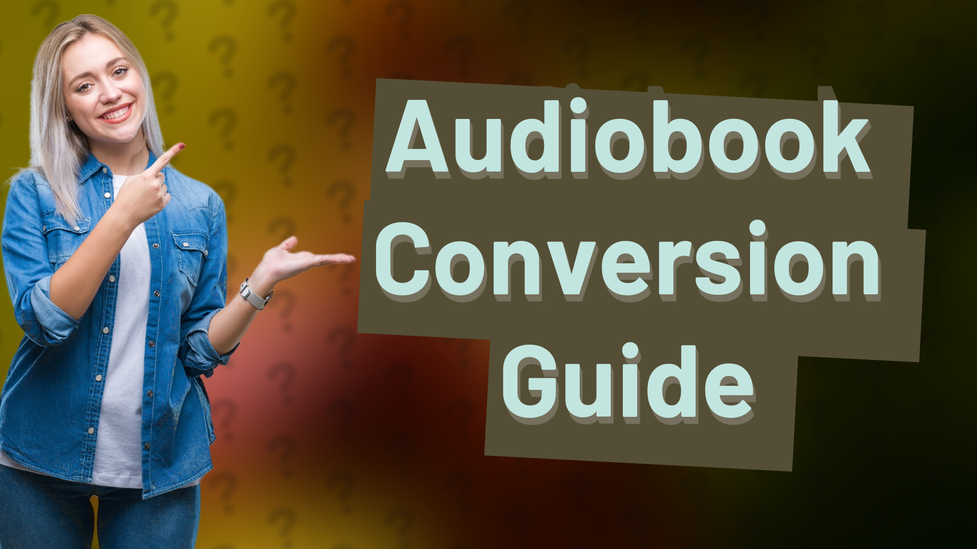 Audiobook Conversion Guide