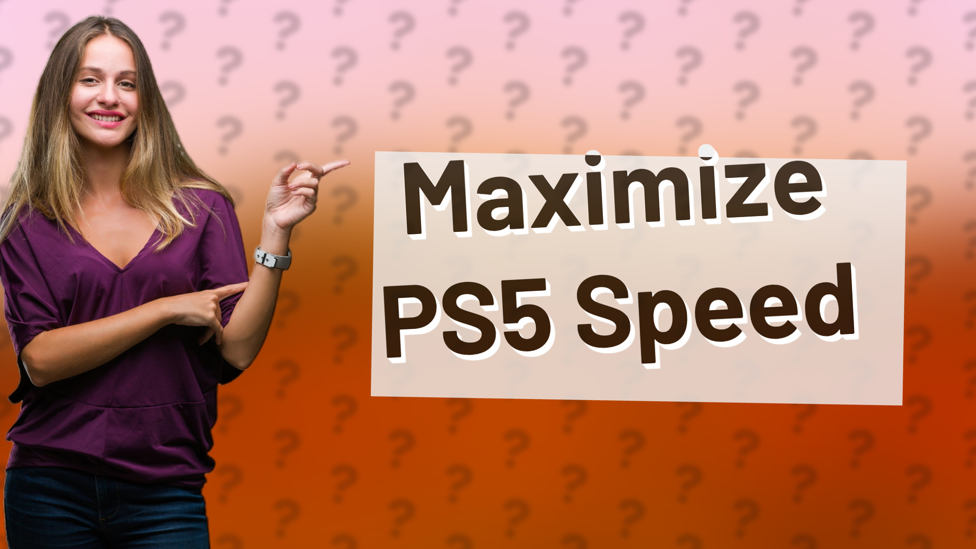 Maximize PS5 Speed