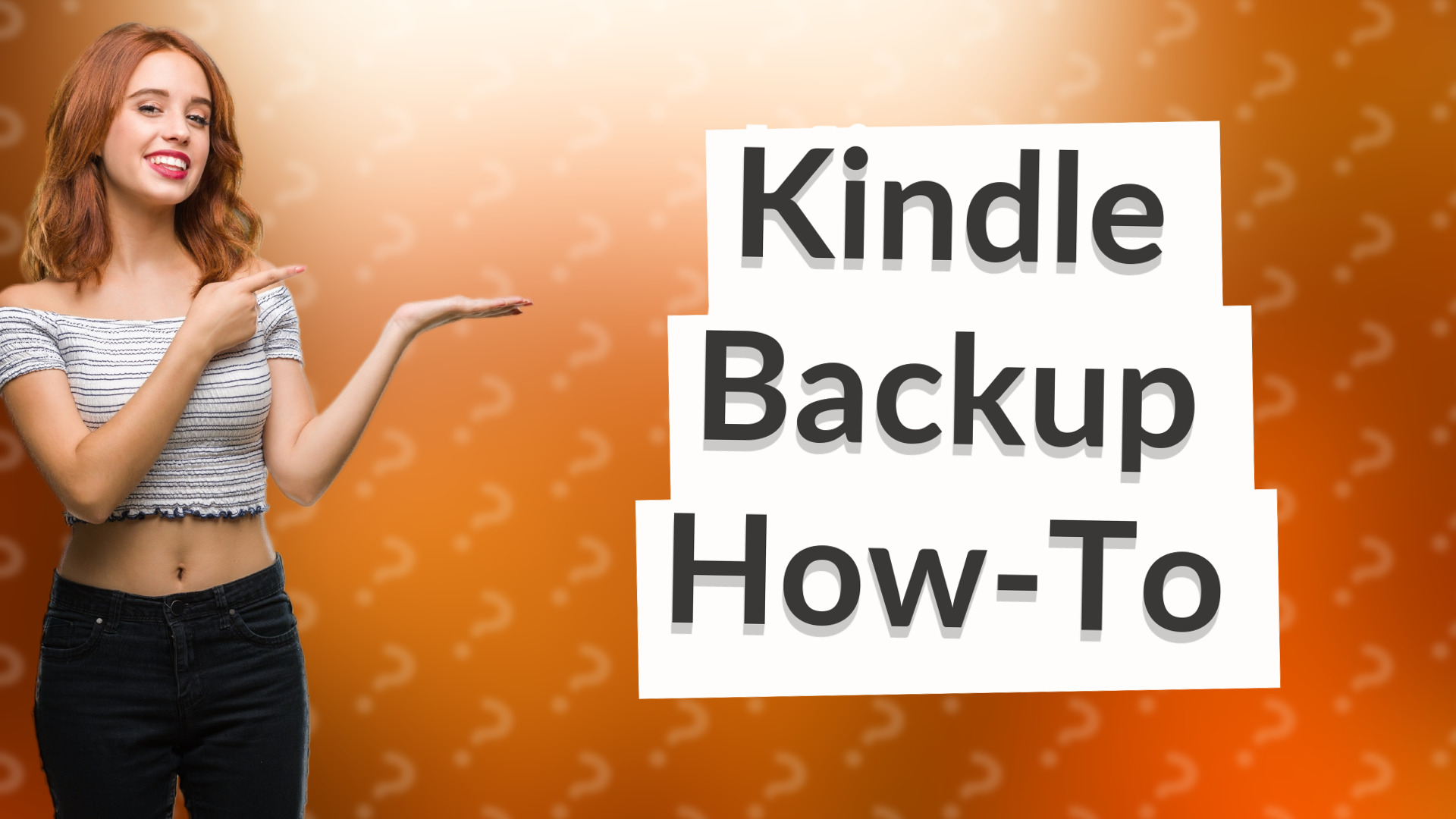 Kindle Backup How-To
