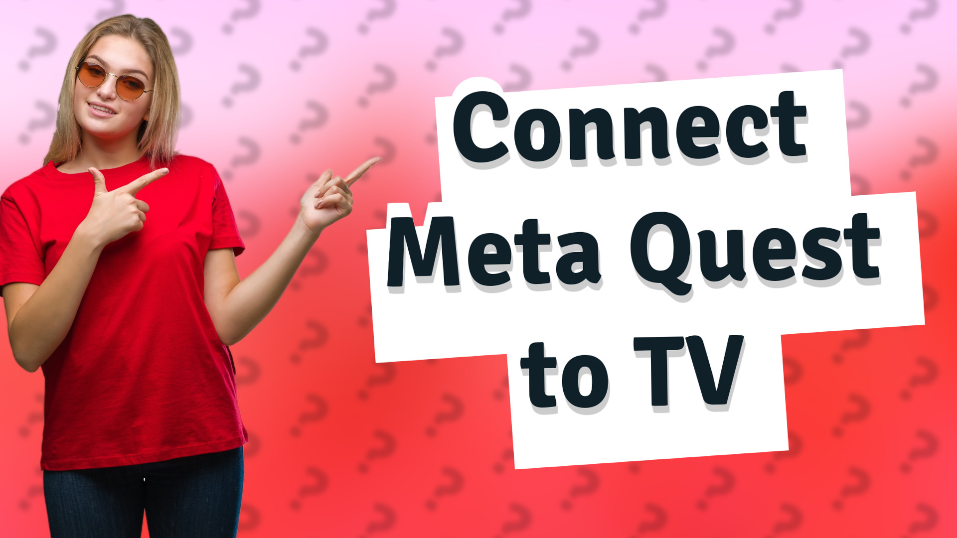 Connect Meta Quest to TV