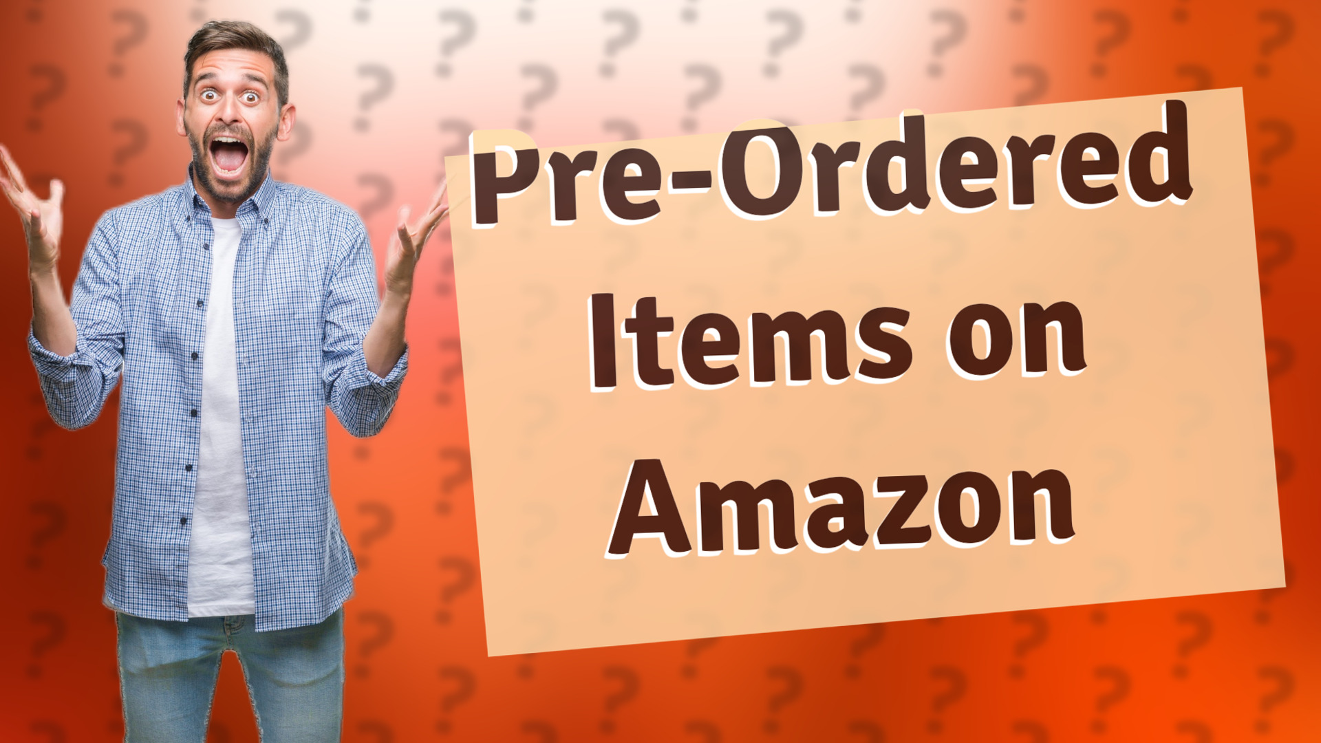 Pre-Ordered Items on Amazon