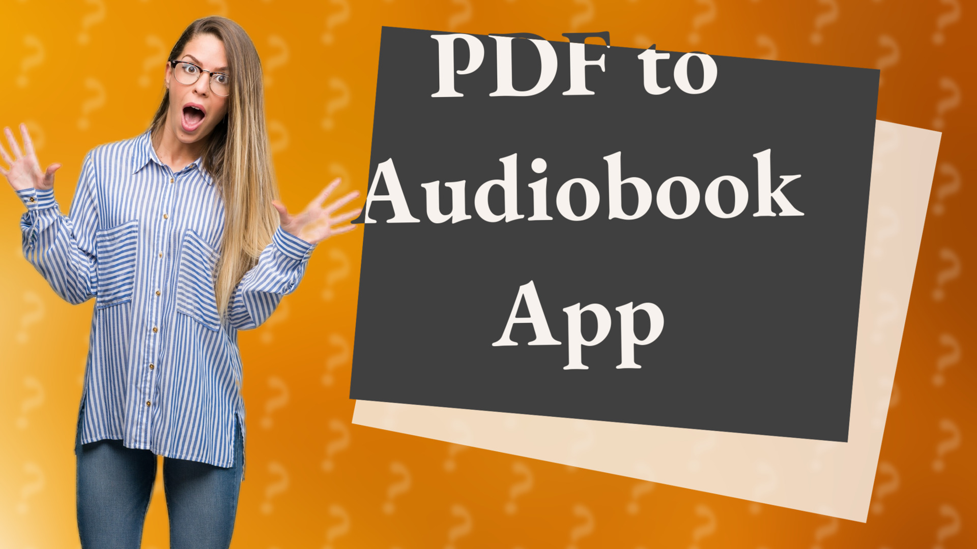 PDF to Audiobook App