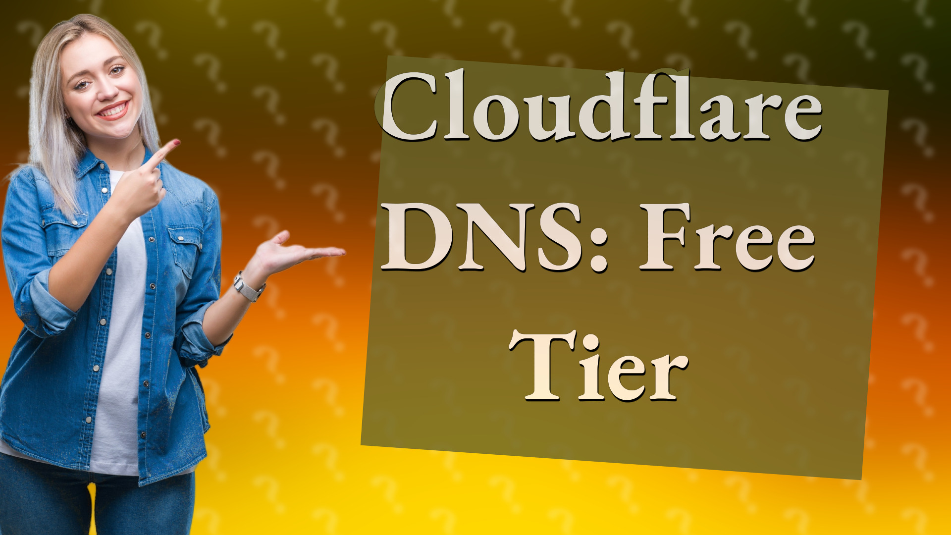 Cloudflare DNS: Free Tier