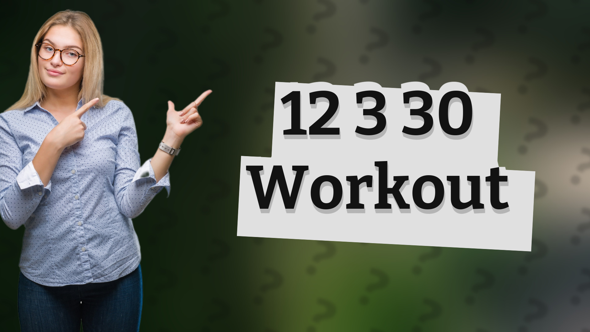 12 3 30 Workout