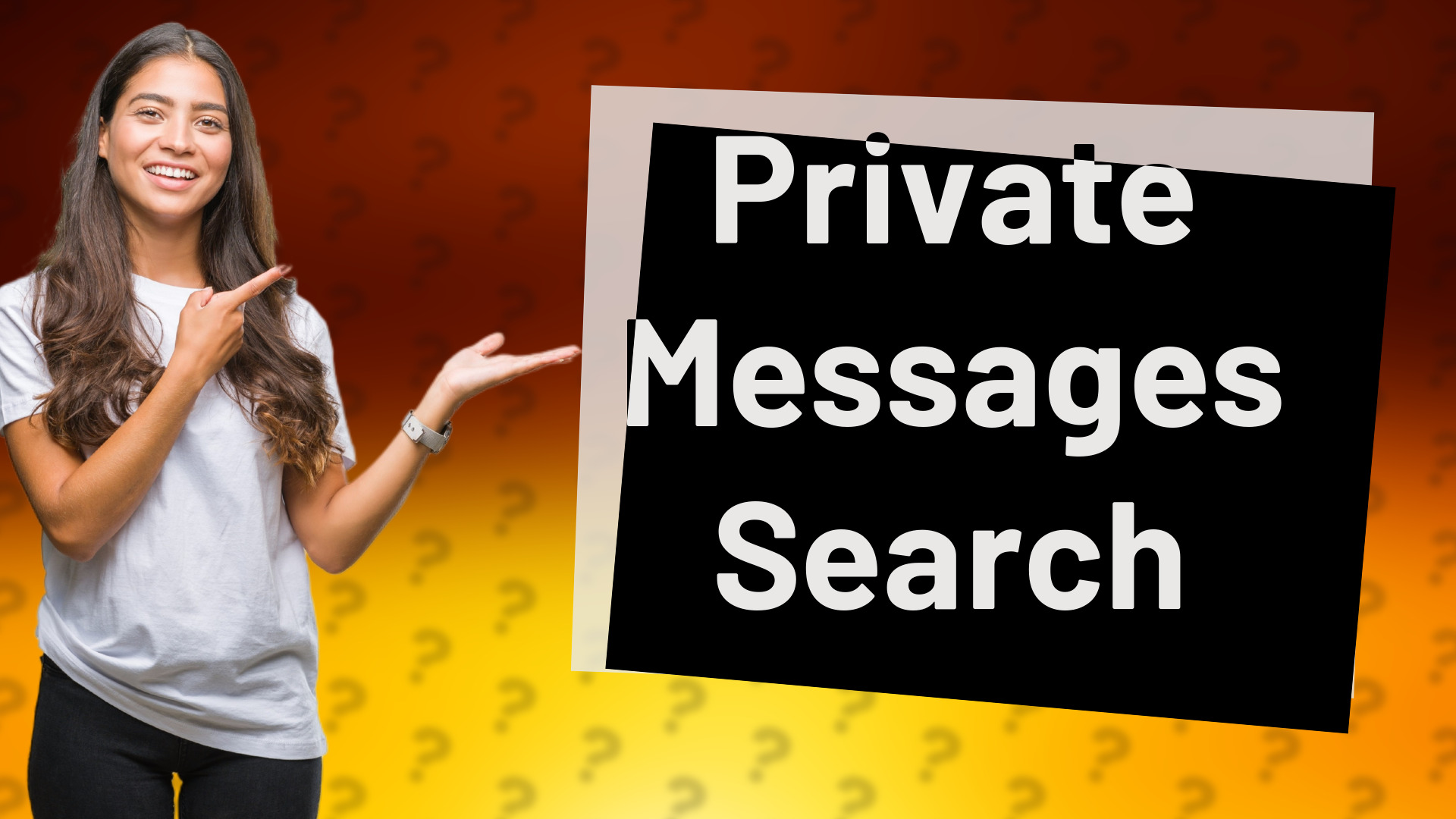Private Messages Search