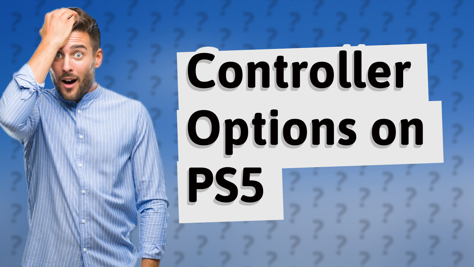 Controller Options on PS5