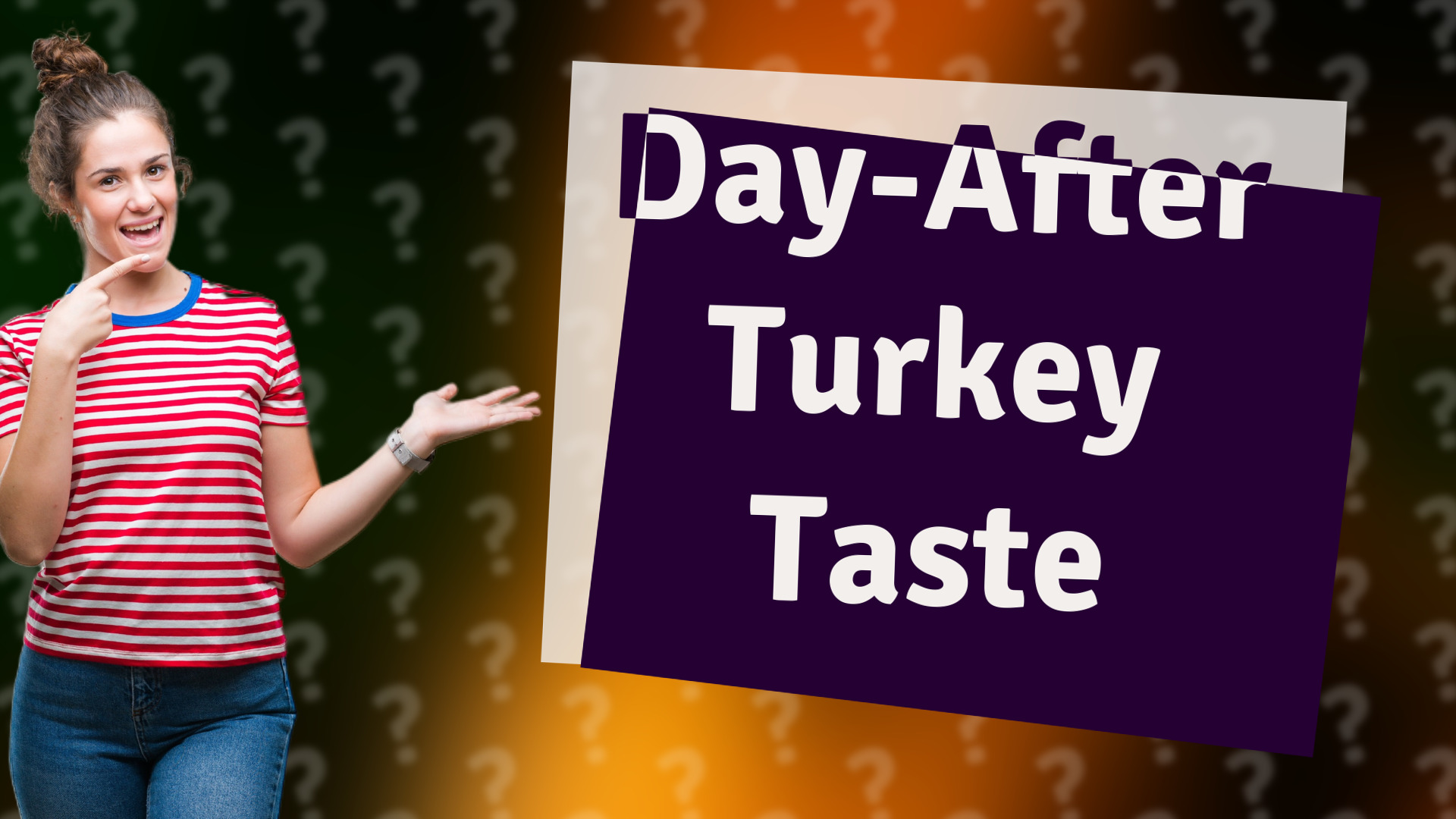 Day-After Turkey Taste