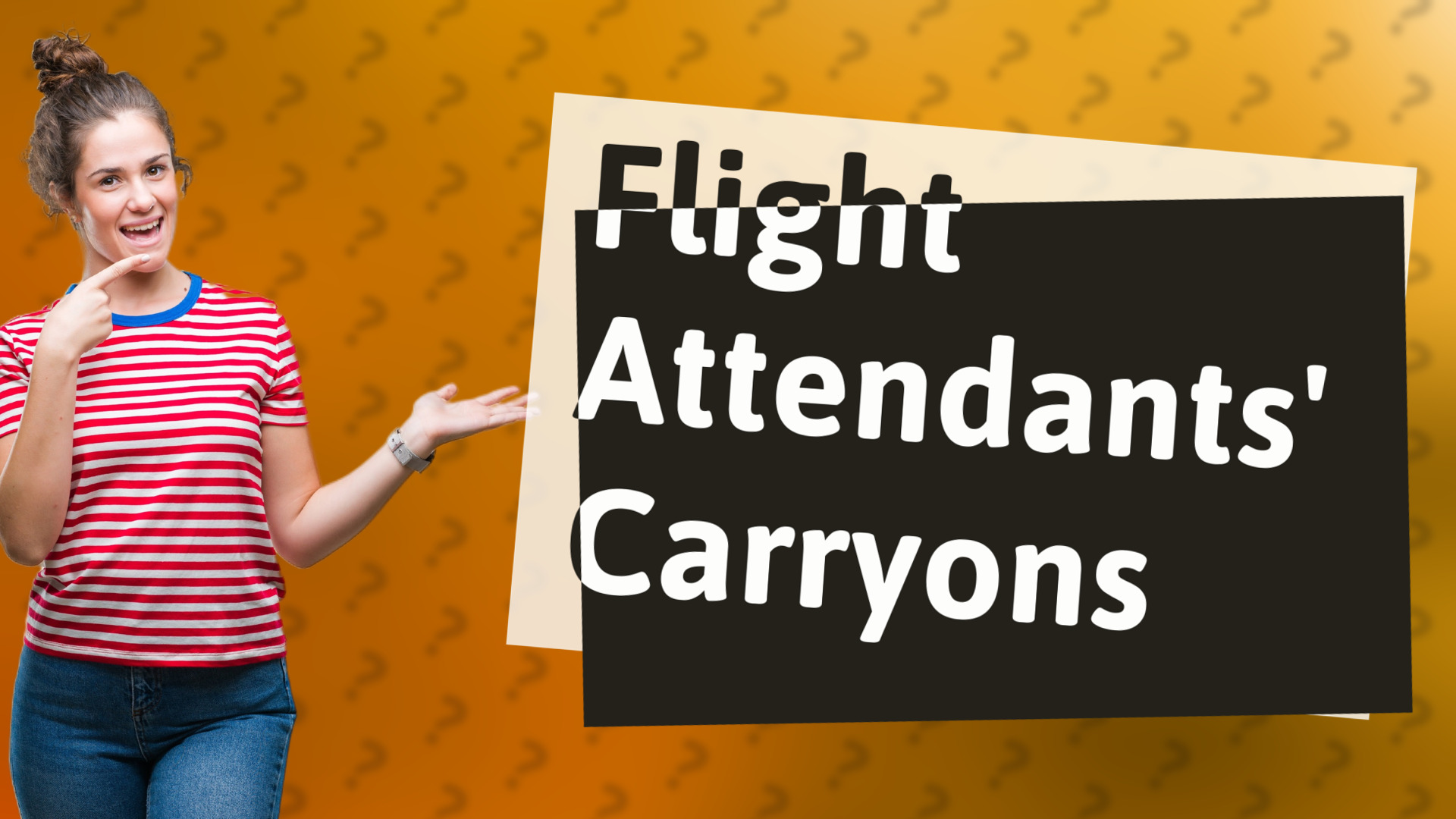 Flight Attendants' Carryons