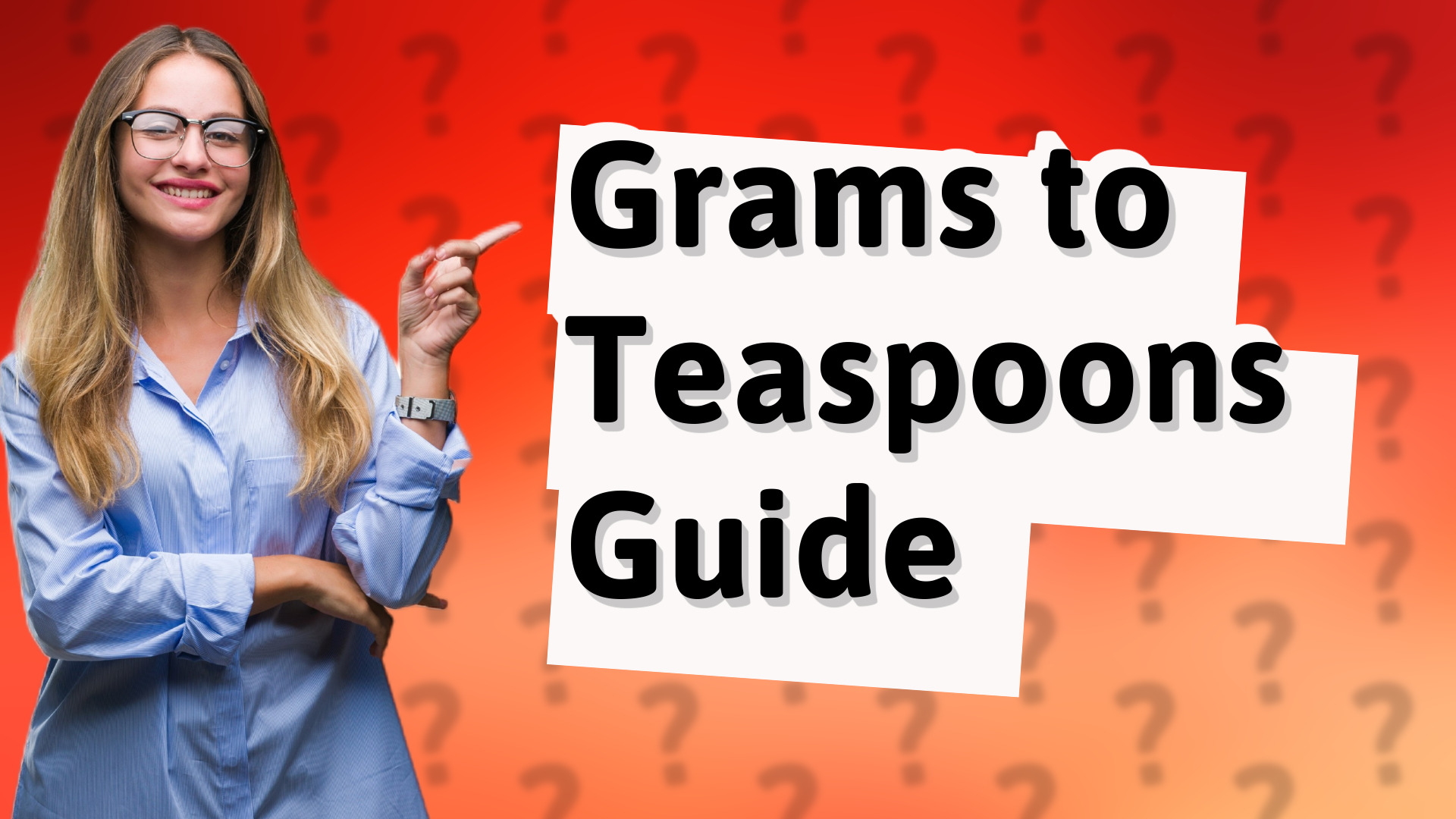 Grams to Teaspoons Guide