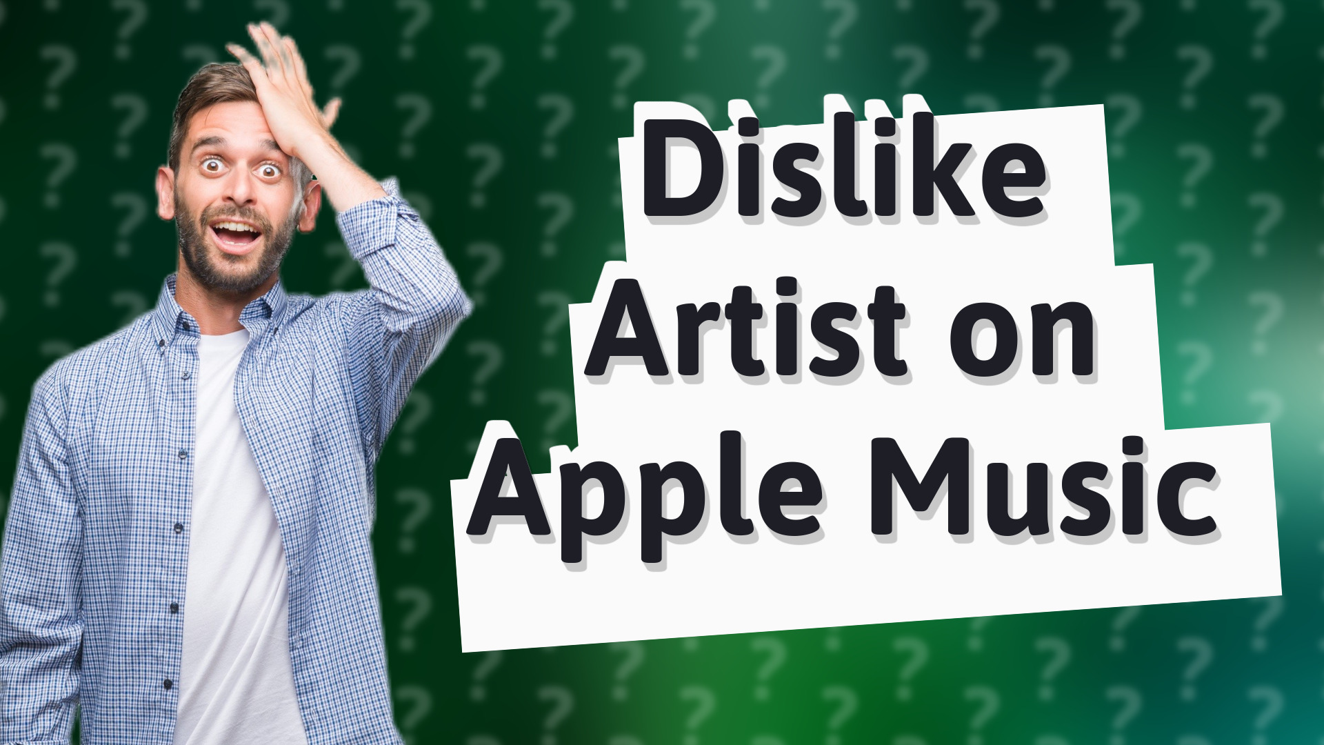Dislike Artist on Apple Music