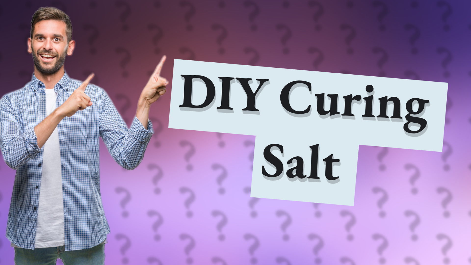 DIY Curing Salt