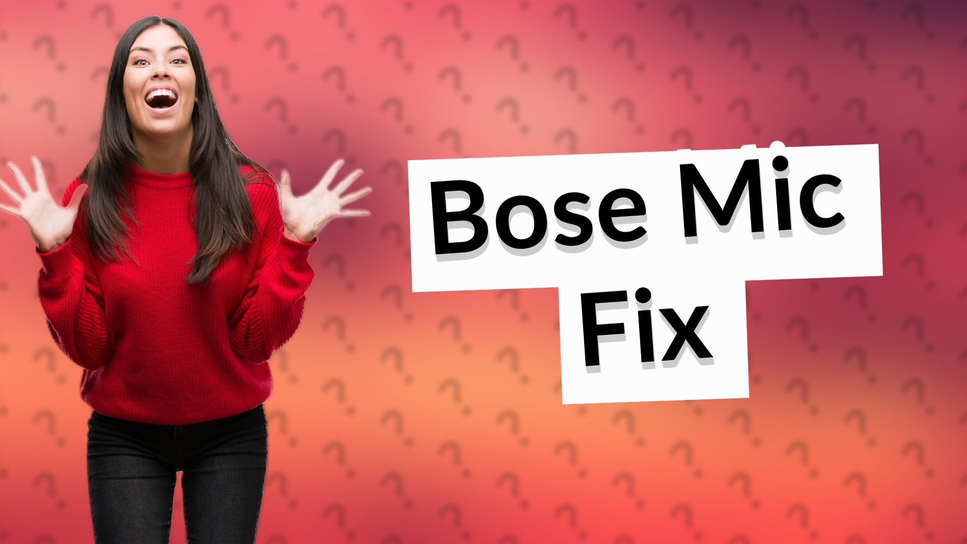 Bose Mic Fix