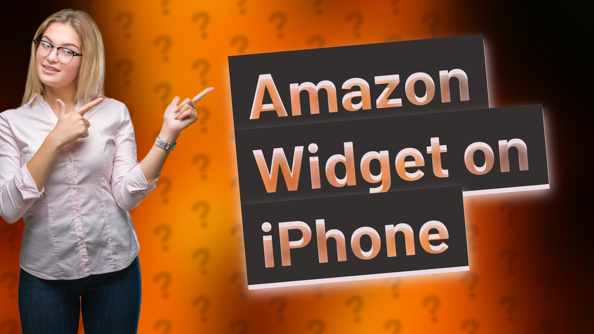 Amazon Widget on iPhone