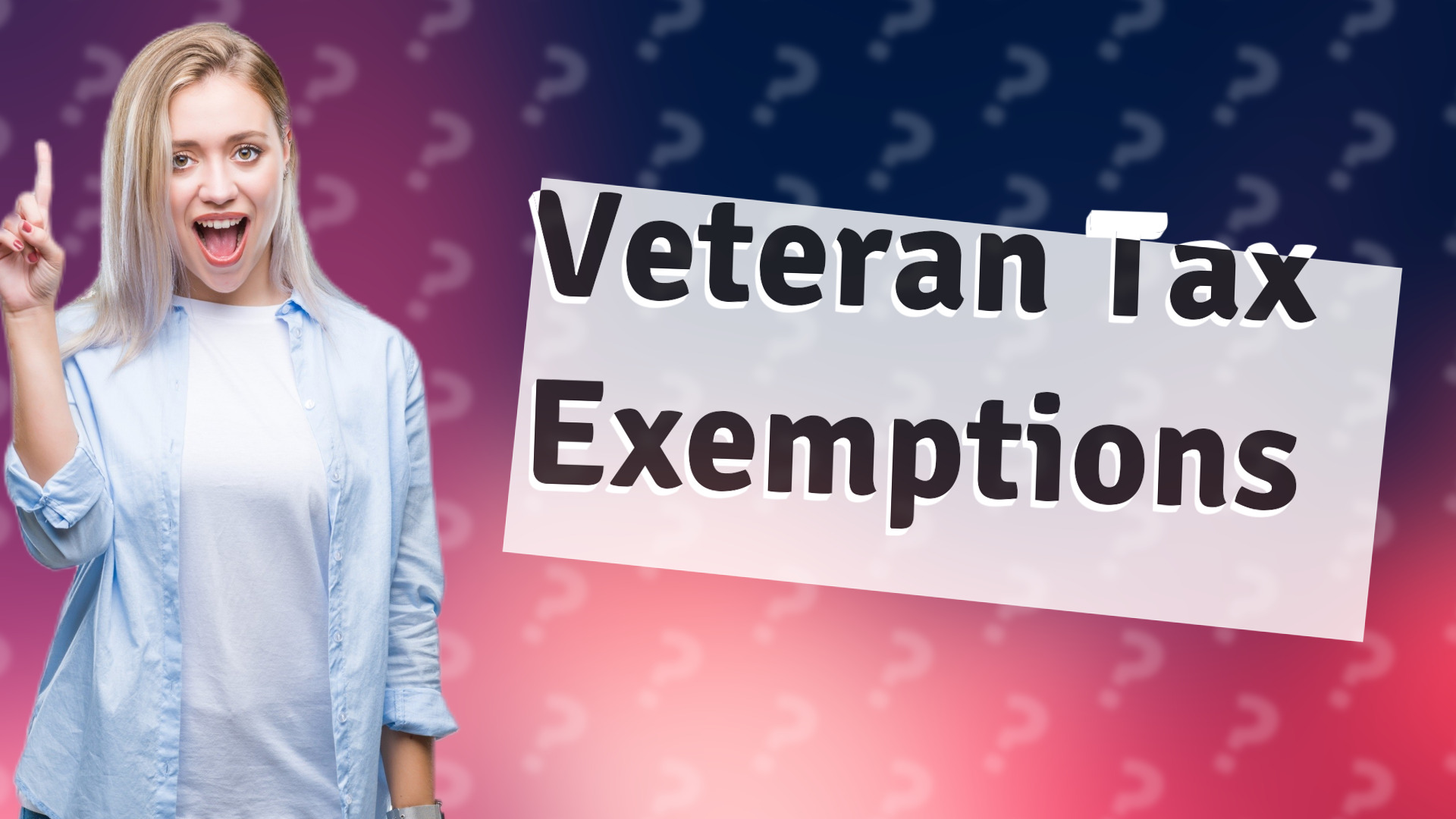 Veteran Tax Exemptions