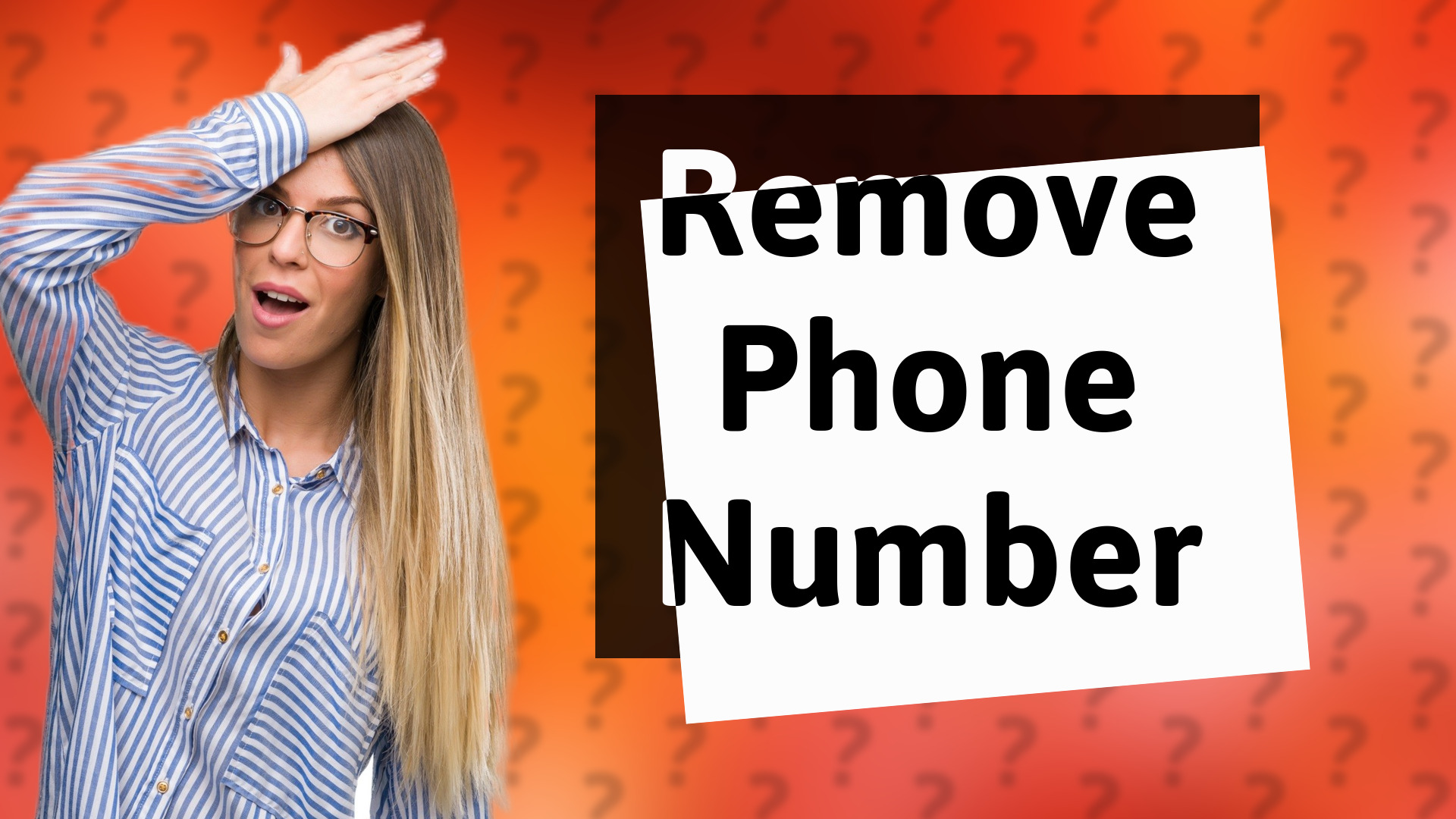 Remove Phone Number