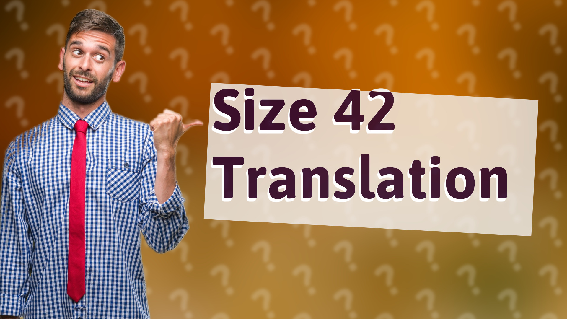 Size 42 Translation
