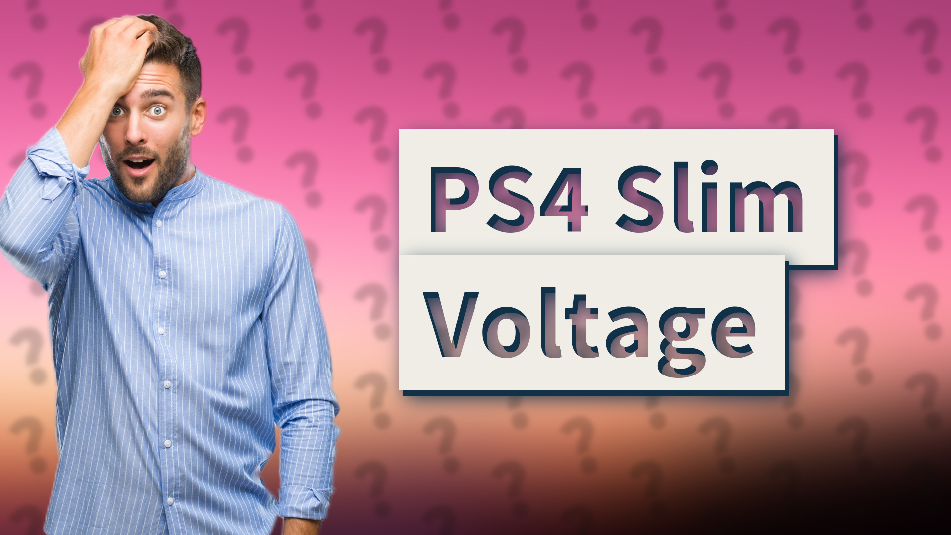 PS4 Slim Voltage