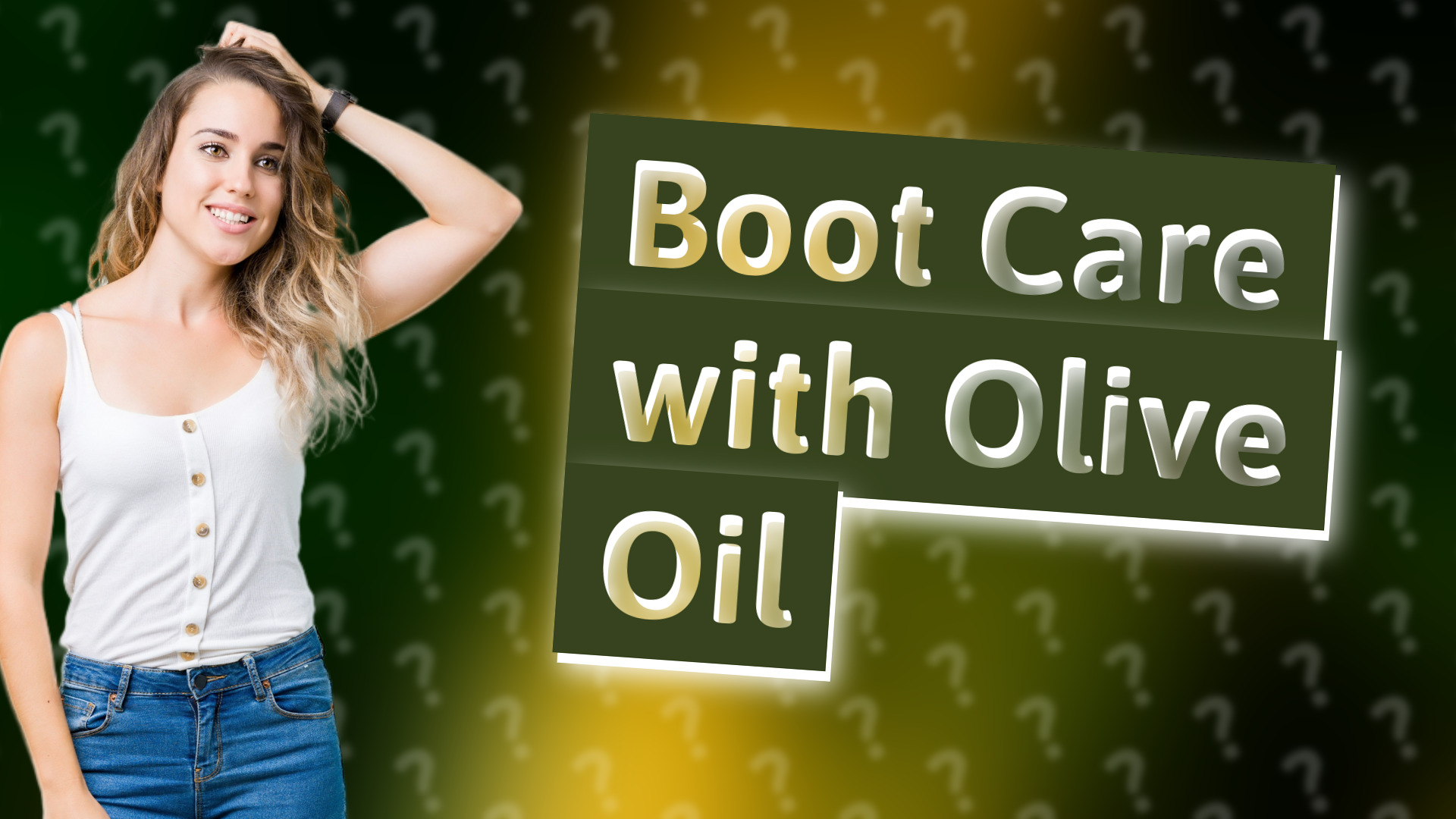 Boot Care with Olive Oil