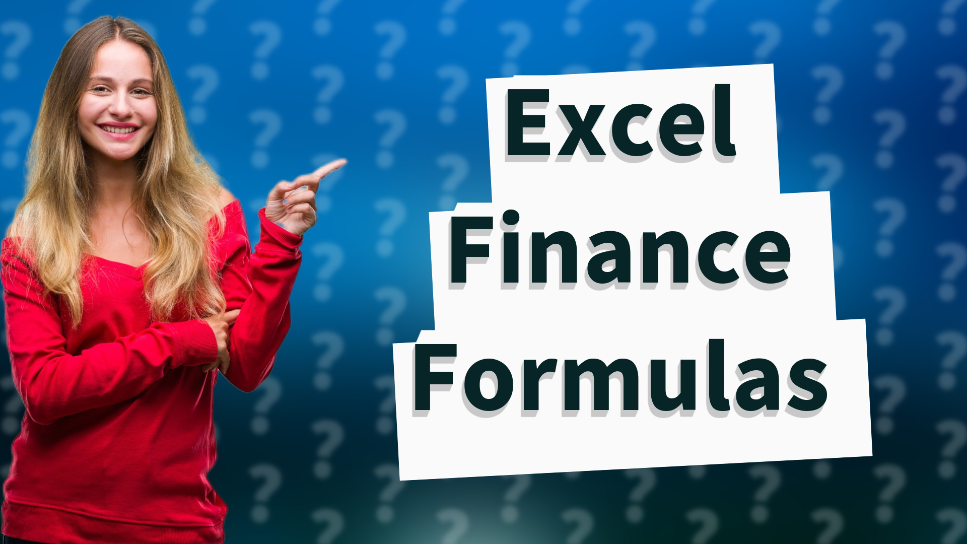 Excel Finance Formulas
