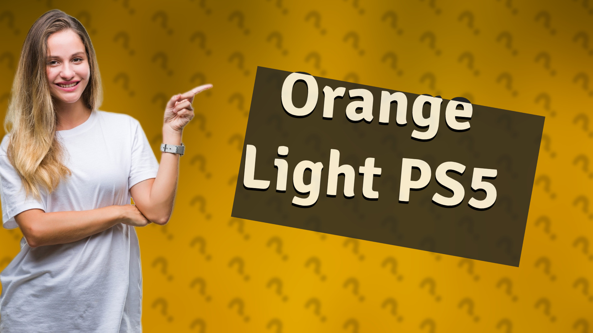 Orange Light PS5