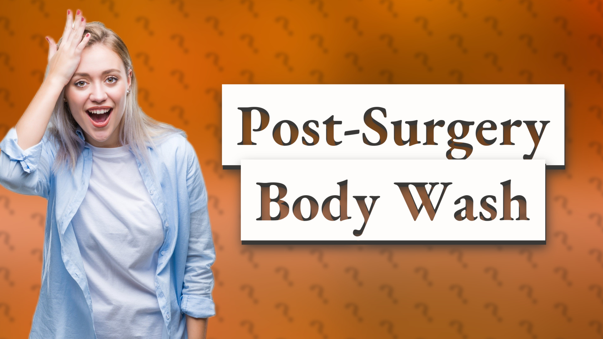 Post-Surgery Body Wash