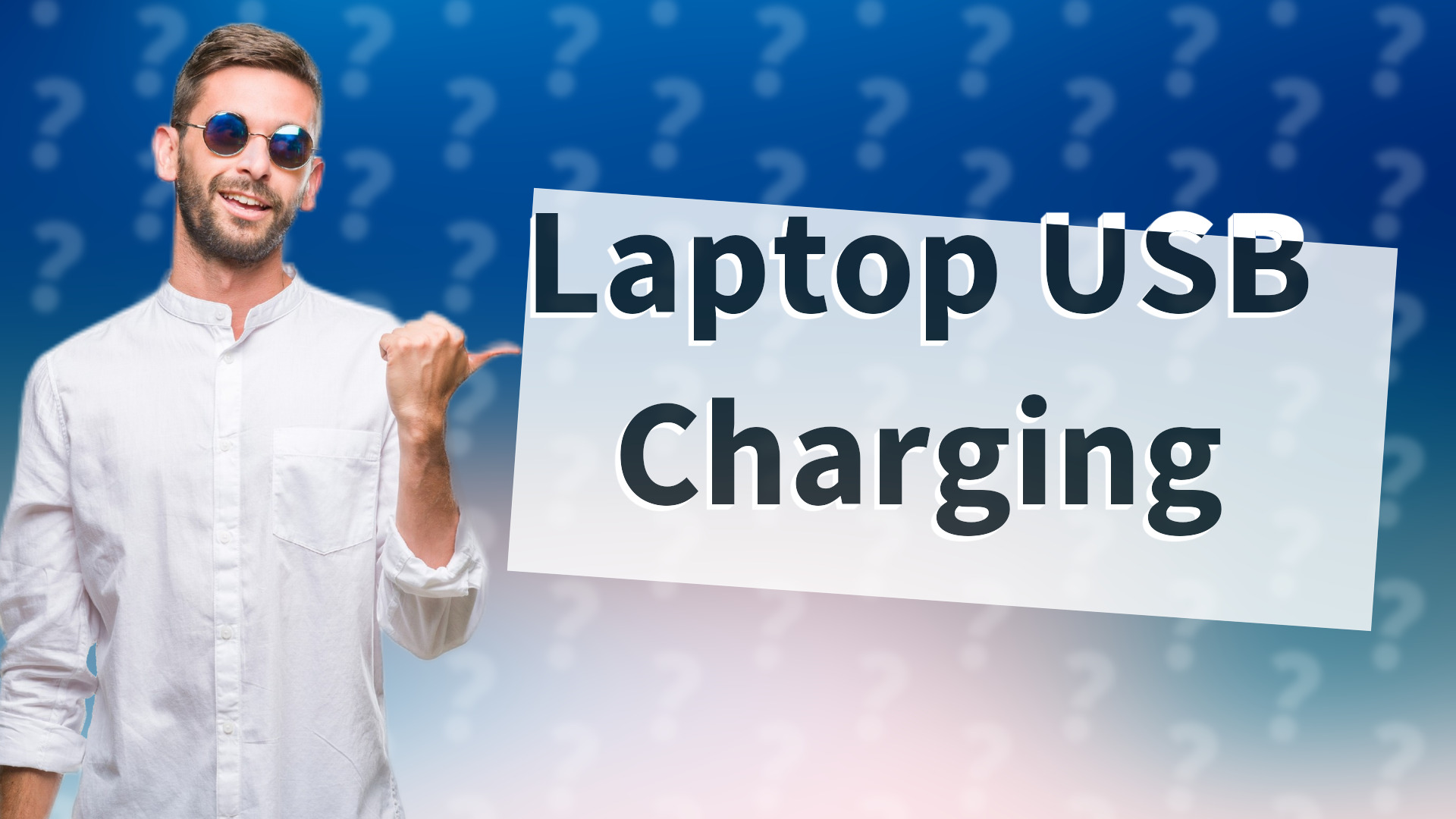 Laptop USB Charging
